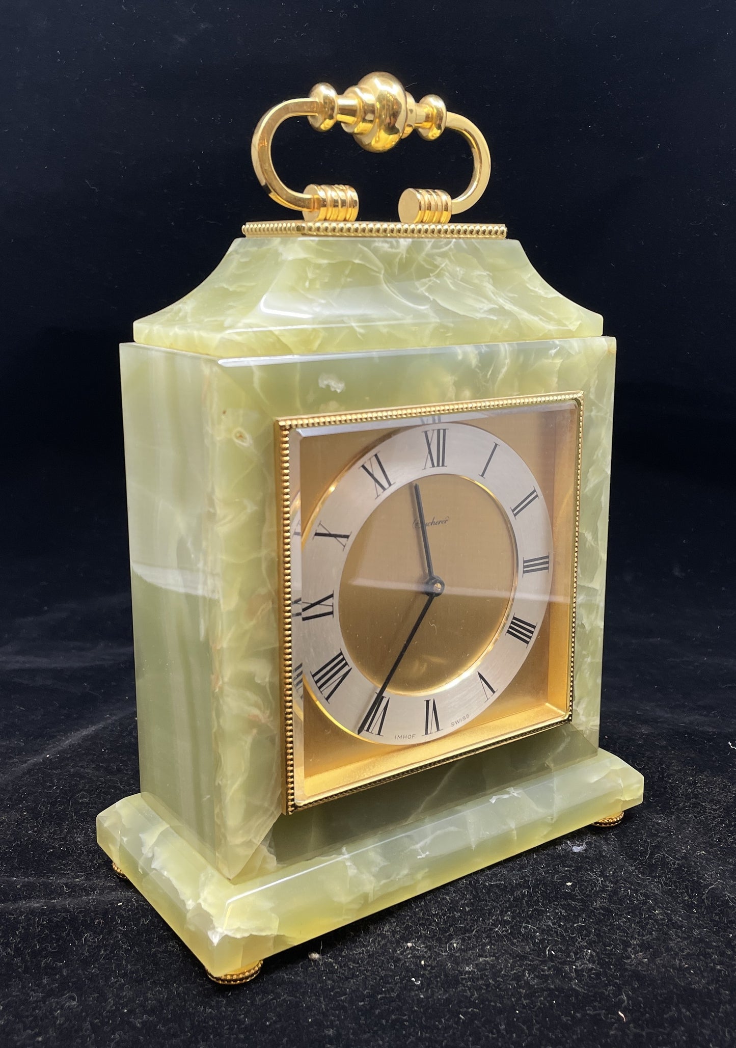 Bucherer Onyx Desk Clock (0H000I)