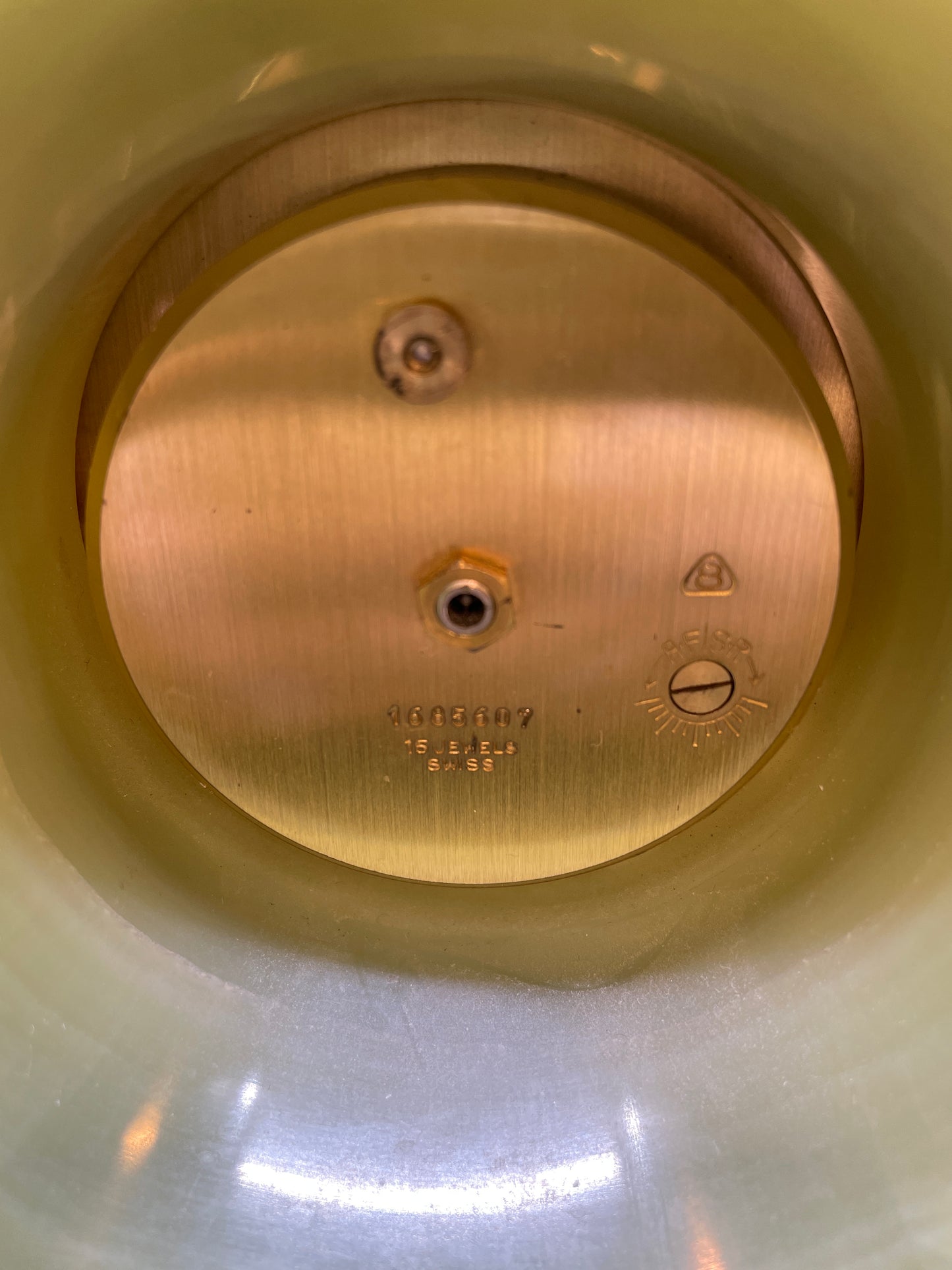 Bucherer Onyx Desk Clock (0H000I)