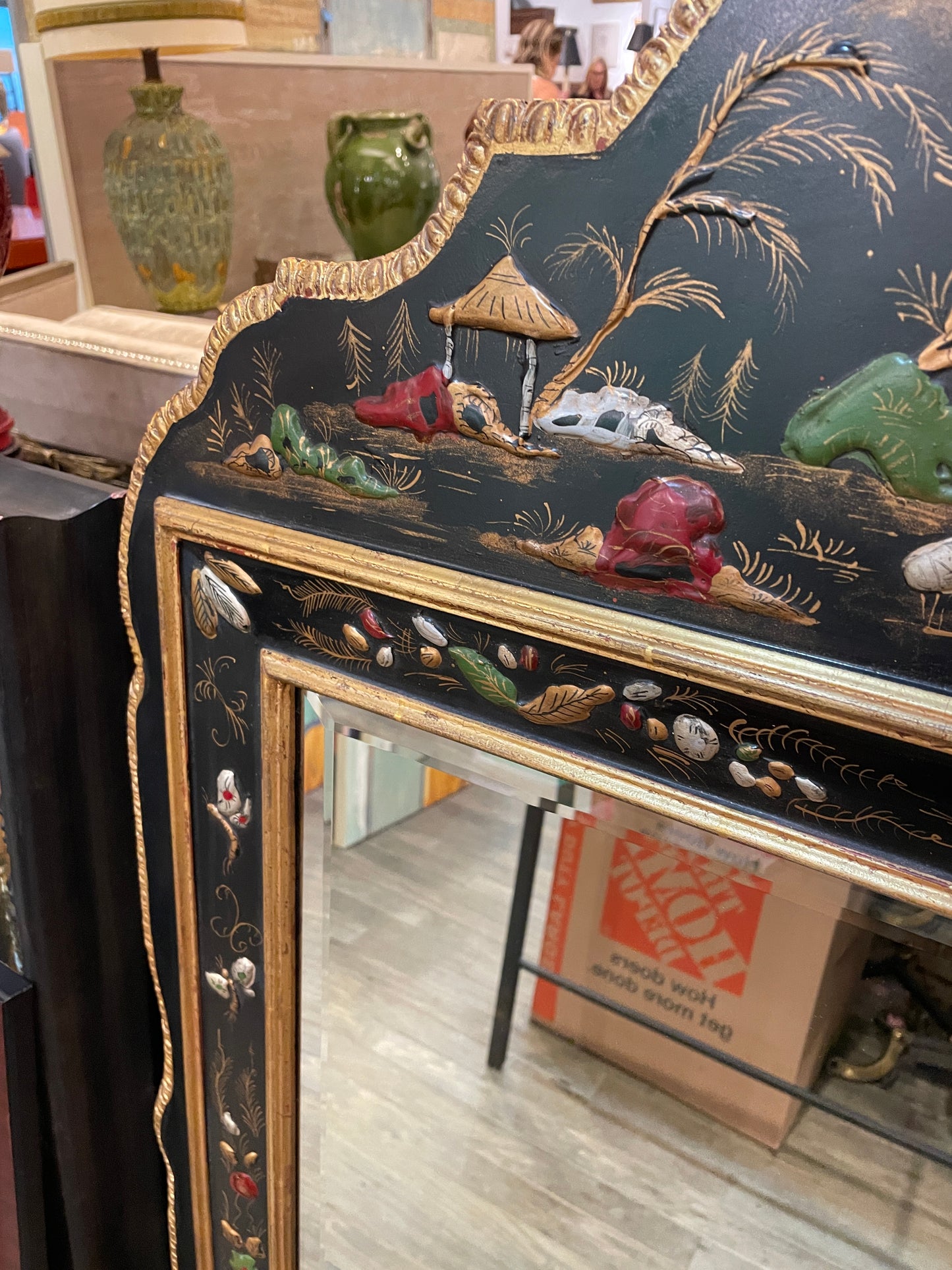Mirror Fair Chinoiserie Mirror (0OH006)