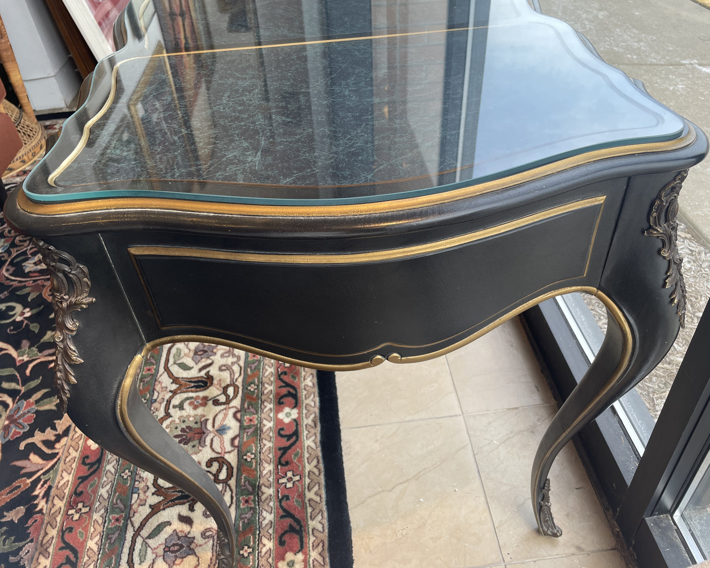 Drexel Et Cetera Regency Ormolu Writing Desk (0KR001)