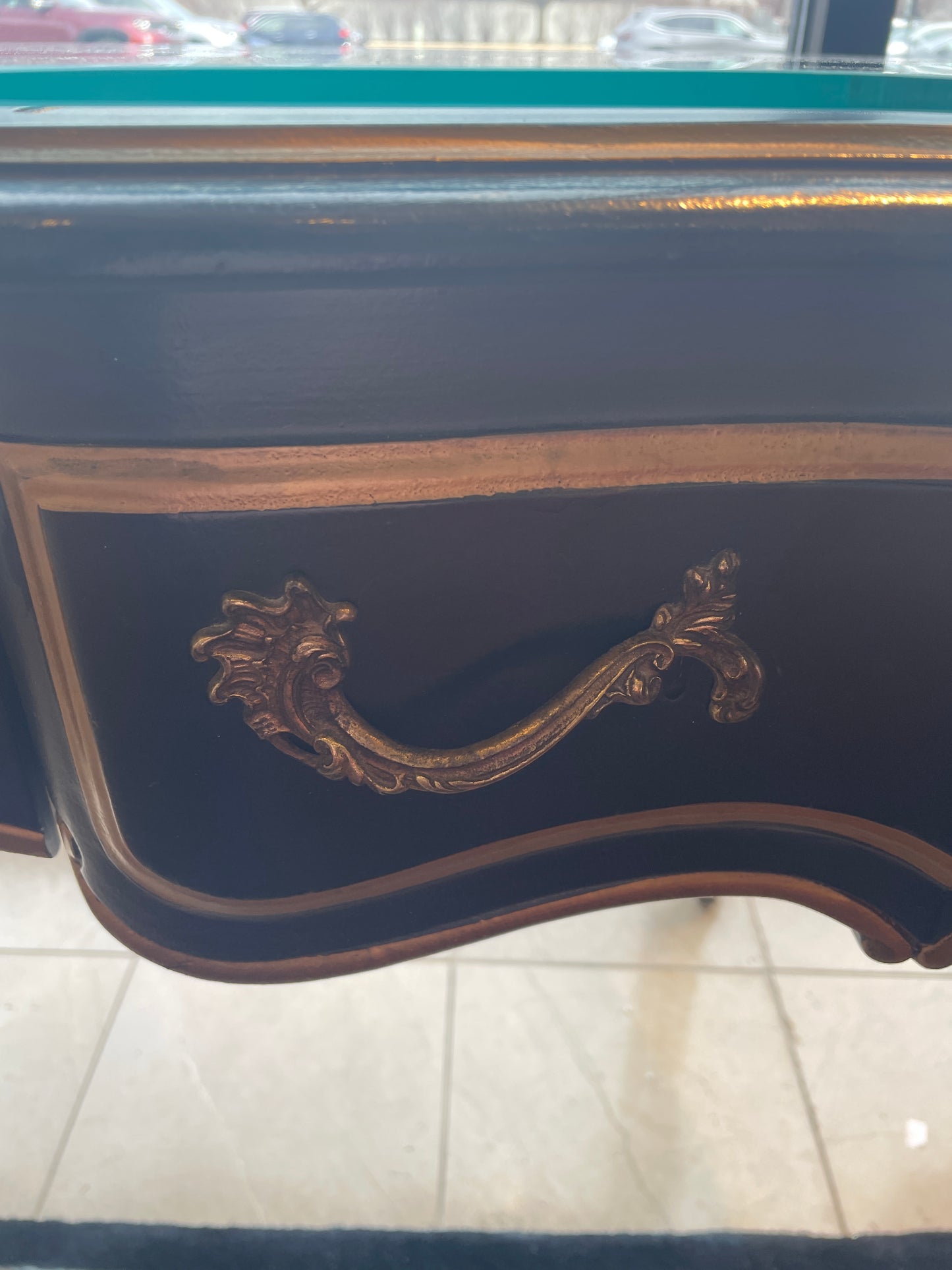 Drexel Et Cetera Regency Ormolu Writing Desk (0KR001)