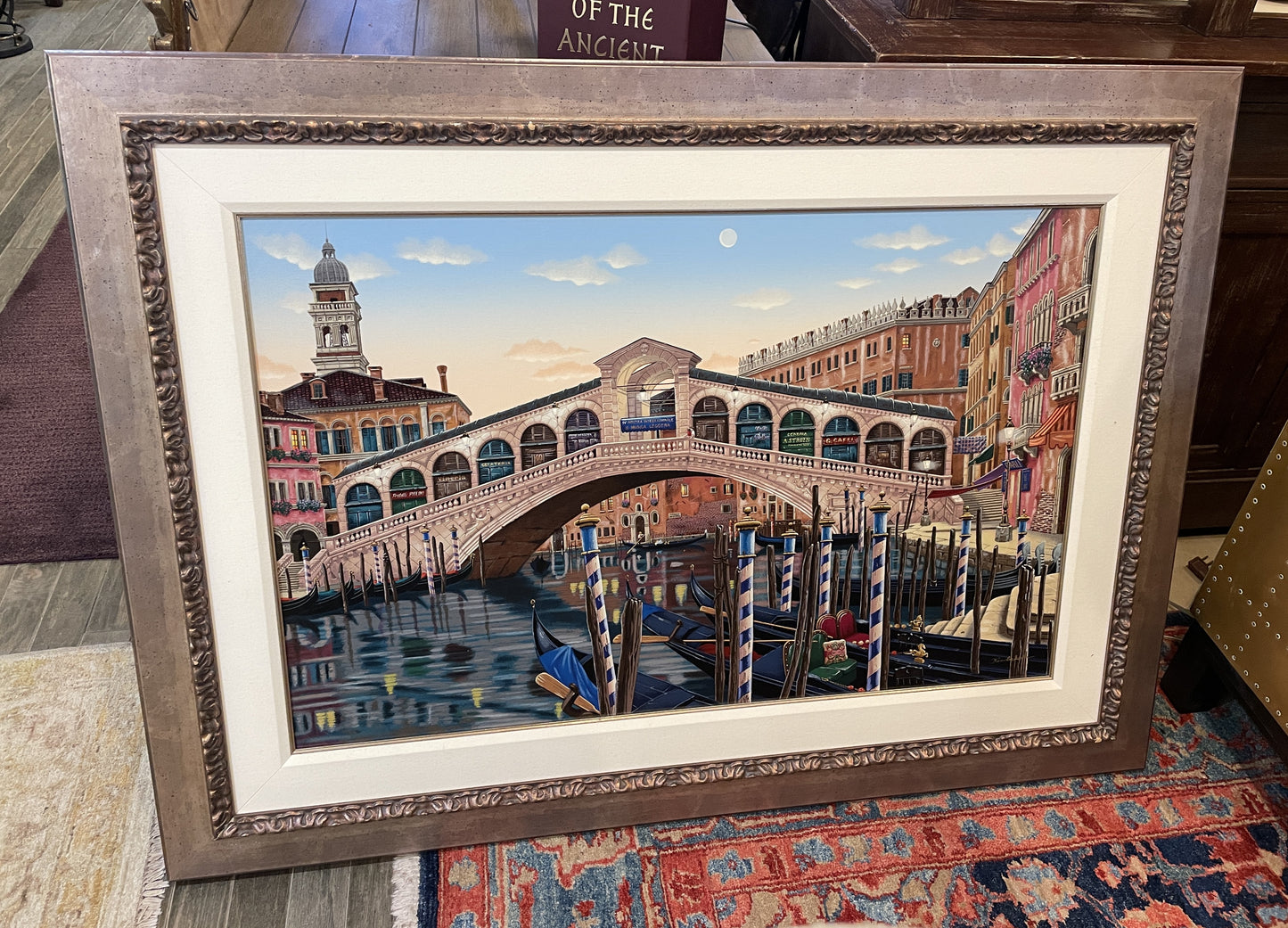 Ludmila Kondakova "Rialto Bridge at Sunset" Serigraph (0OI004)