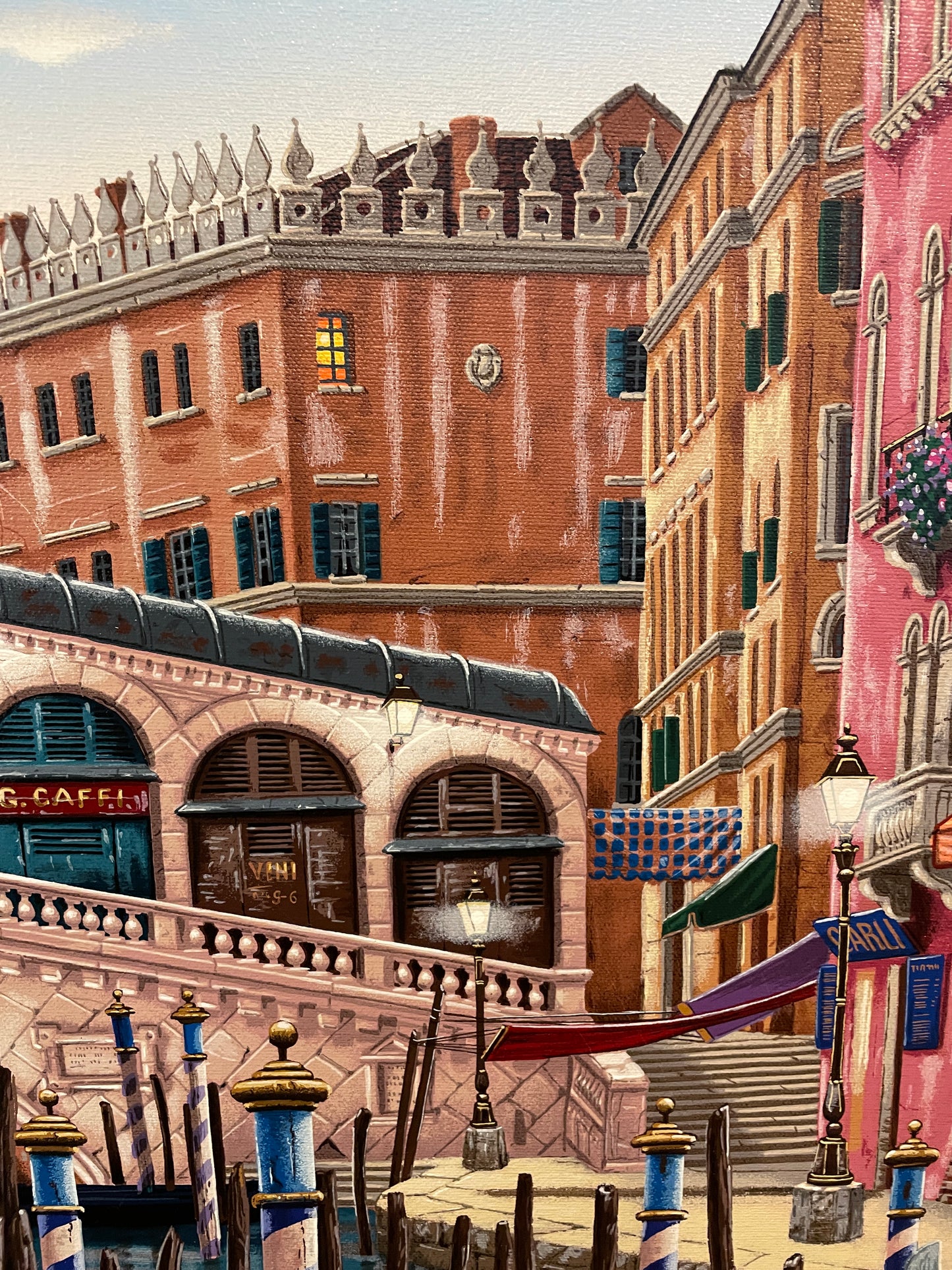 Ludmila Kondakova "Rialto Bridge at Sunset" Serigraph (0OI004)