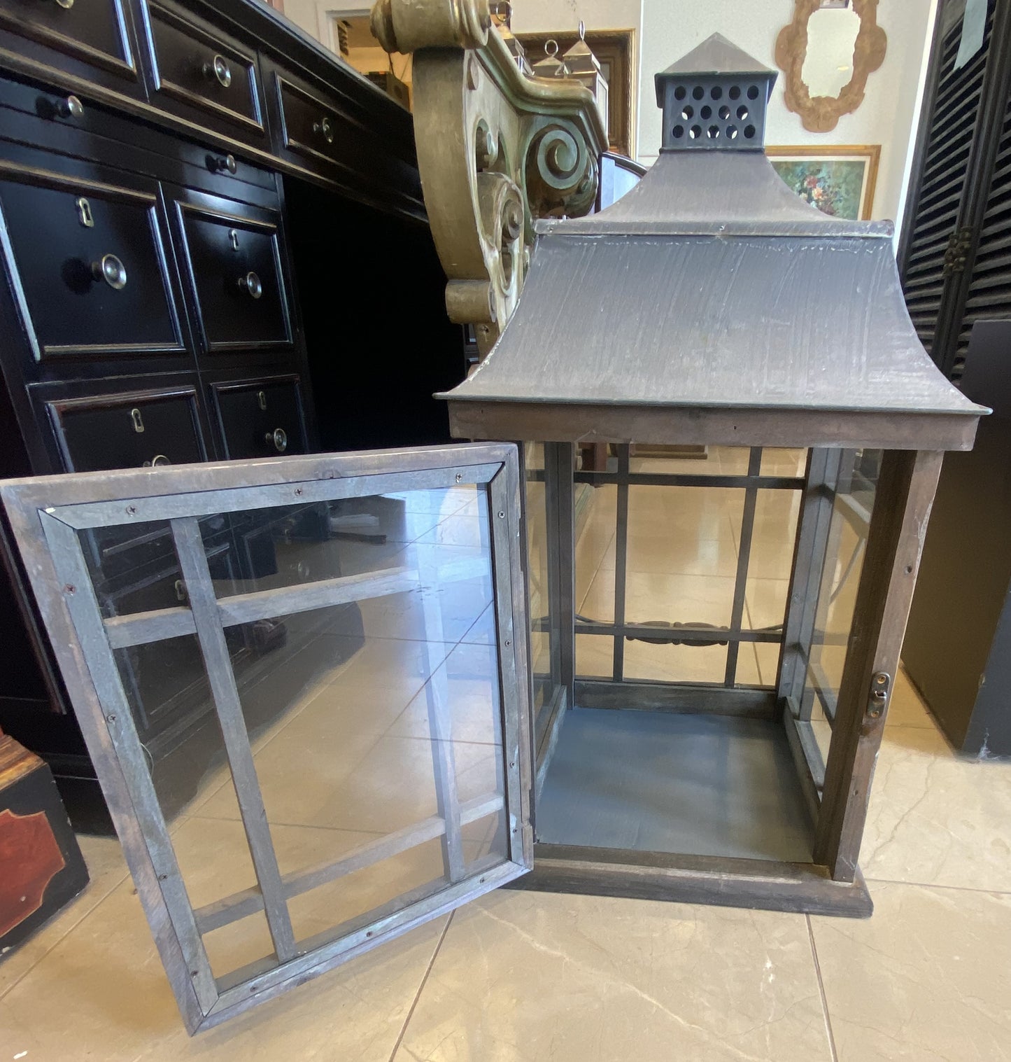 Pottery Barn Garrison Indoor-Outdoor Lantern (6 Available) (2ZEXBY)