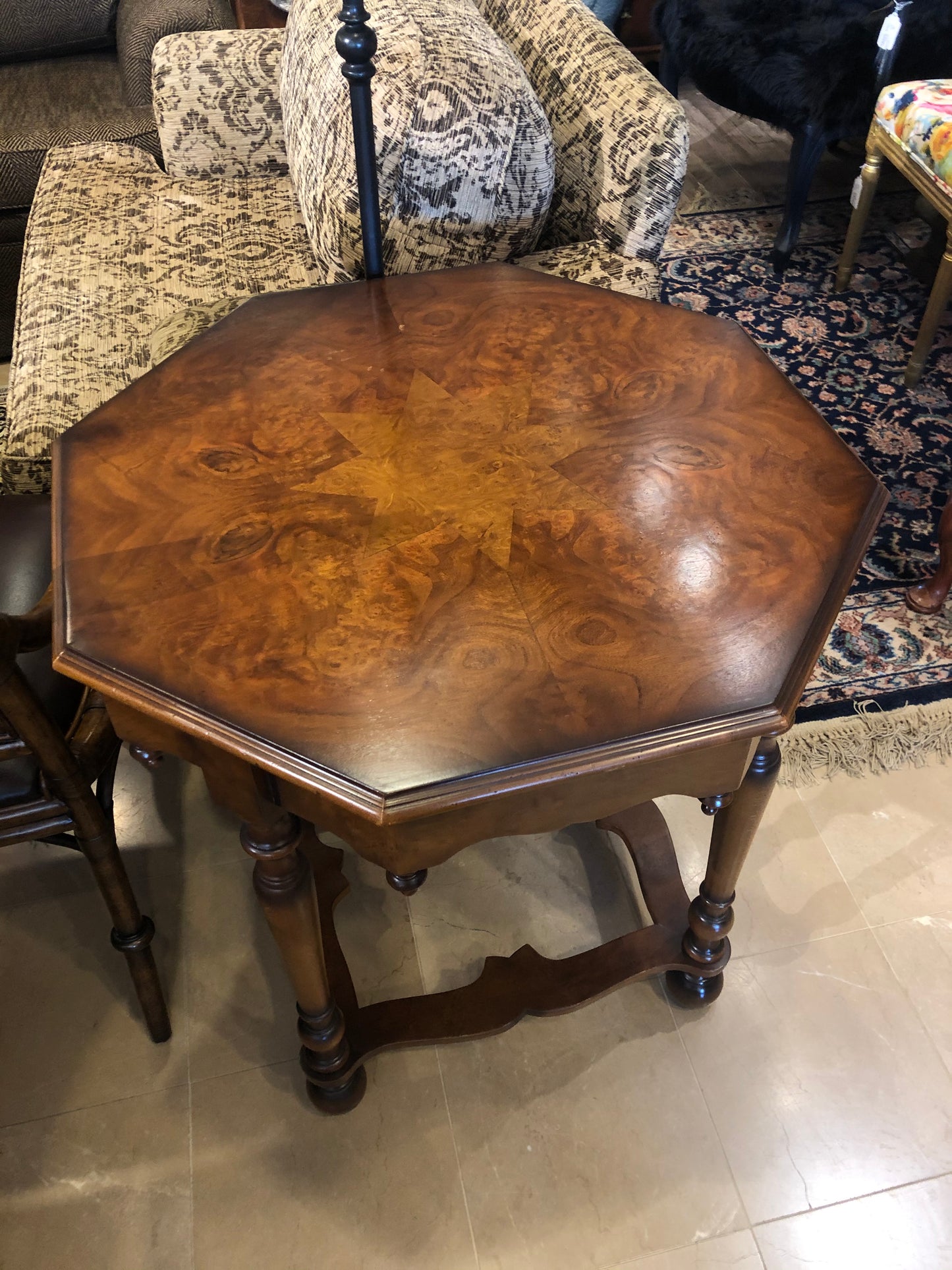 William and Mary Hexagon Table