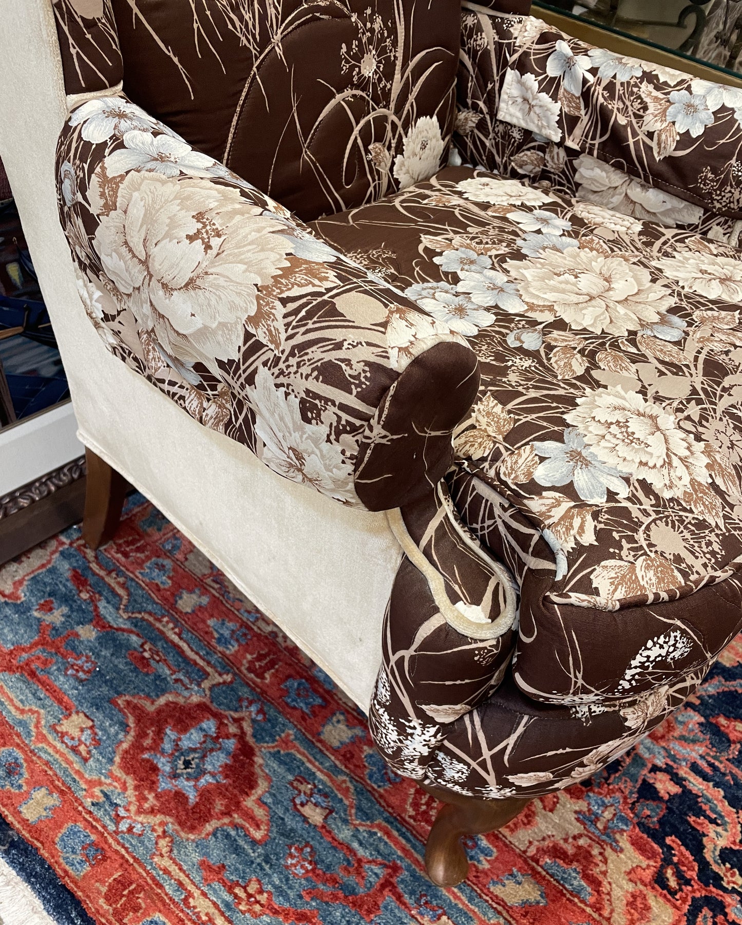 Berne Furniture Vintage Wingback Chair (Two available 037003)