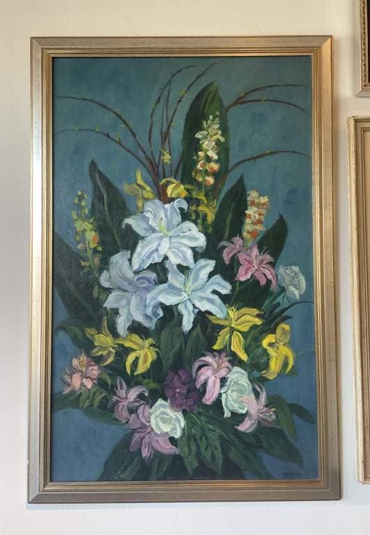 Martin Mondrus Floral Still Life Oil on Canvas (0CV002)