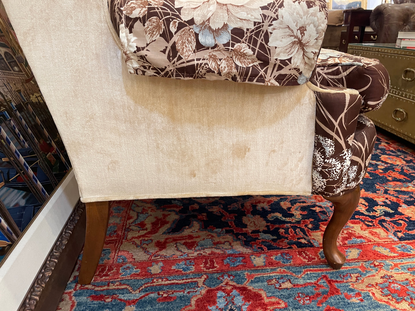 Berne Furniture Vintage Wingback Chair (Two available 037003)