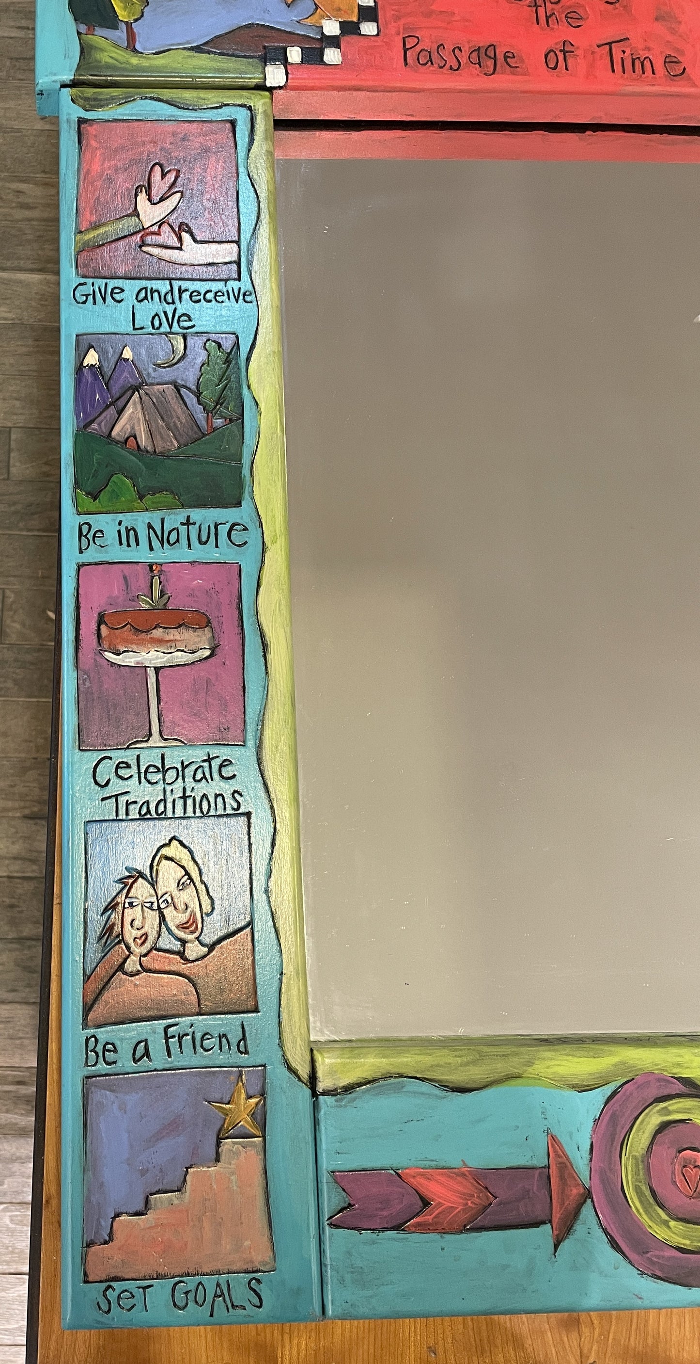 Sarah Grant "Sticks" Mirror "Passage of Time" (0KT002)