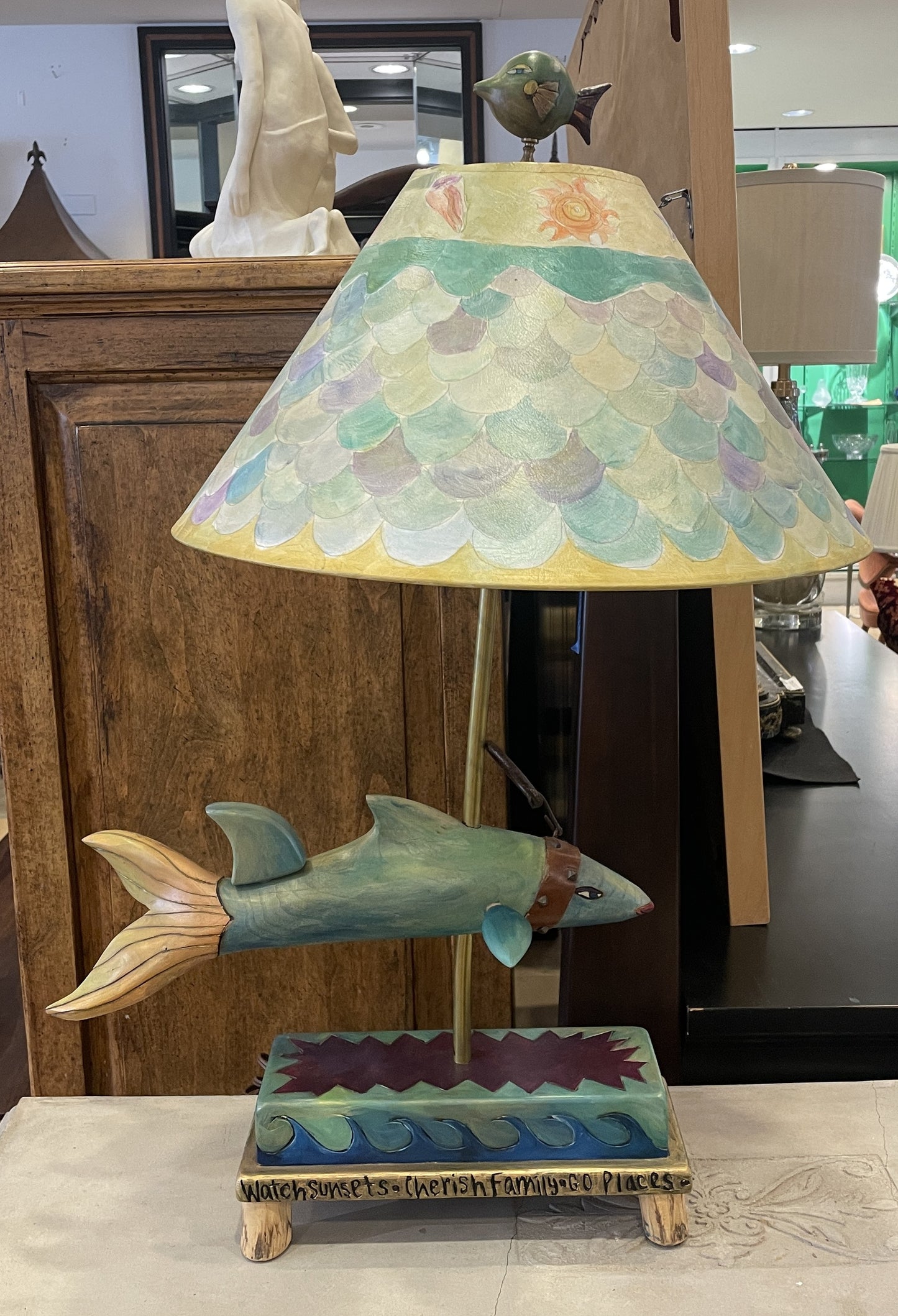Sarah Grant "Sticks" Fish Lamp (0KT001)