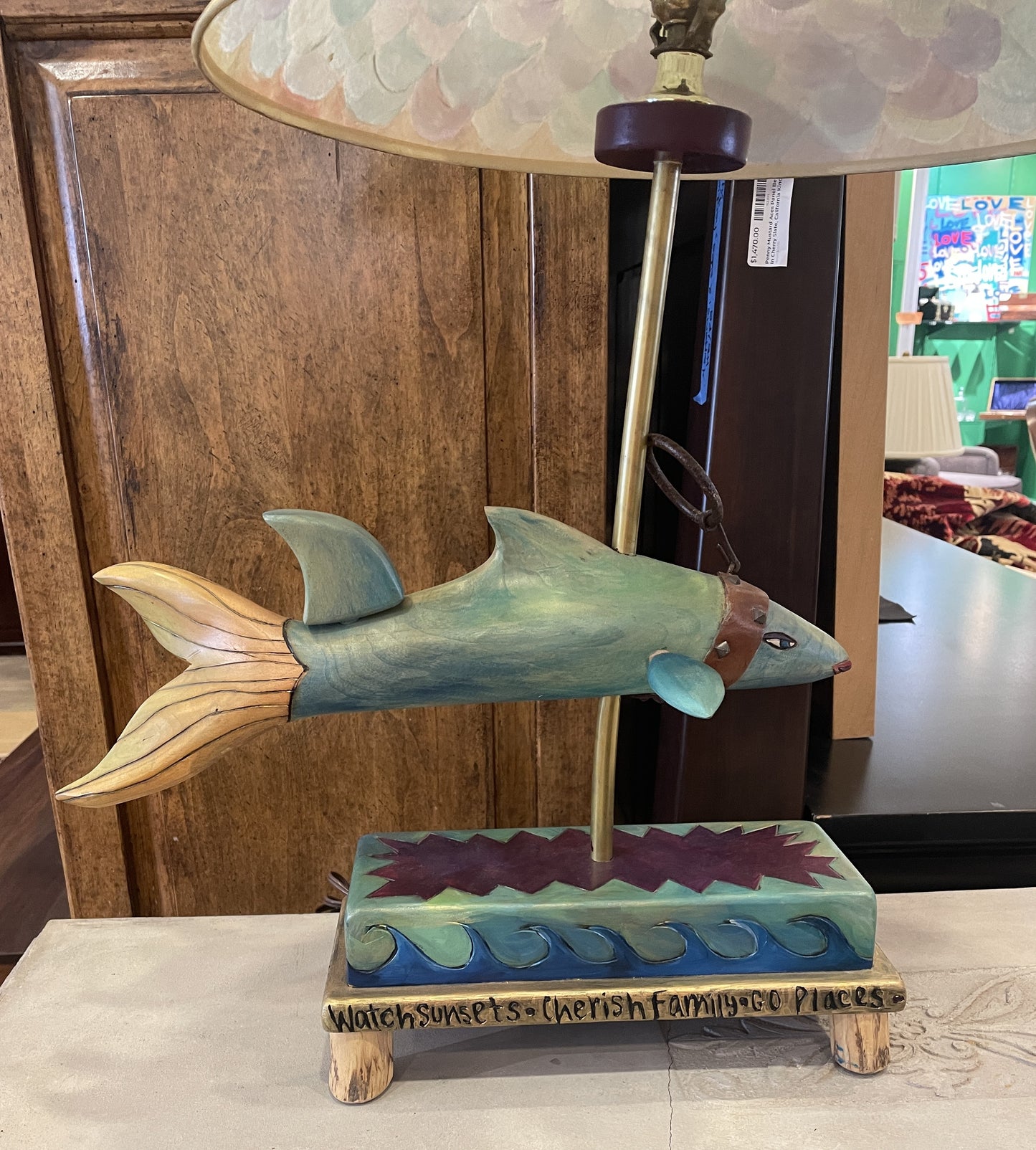 Sarah Grant "Sticks" Fish Lamp (0KT001)