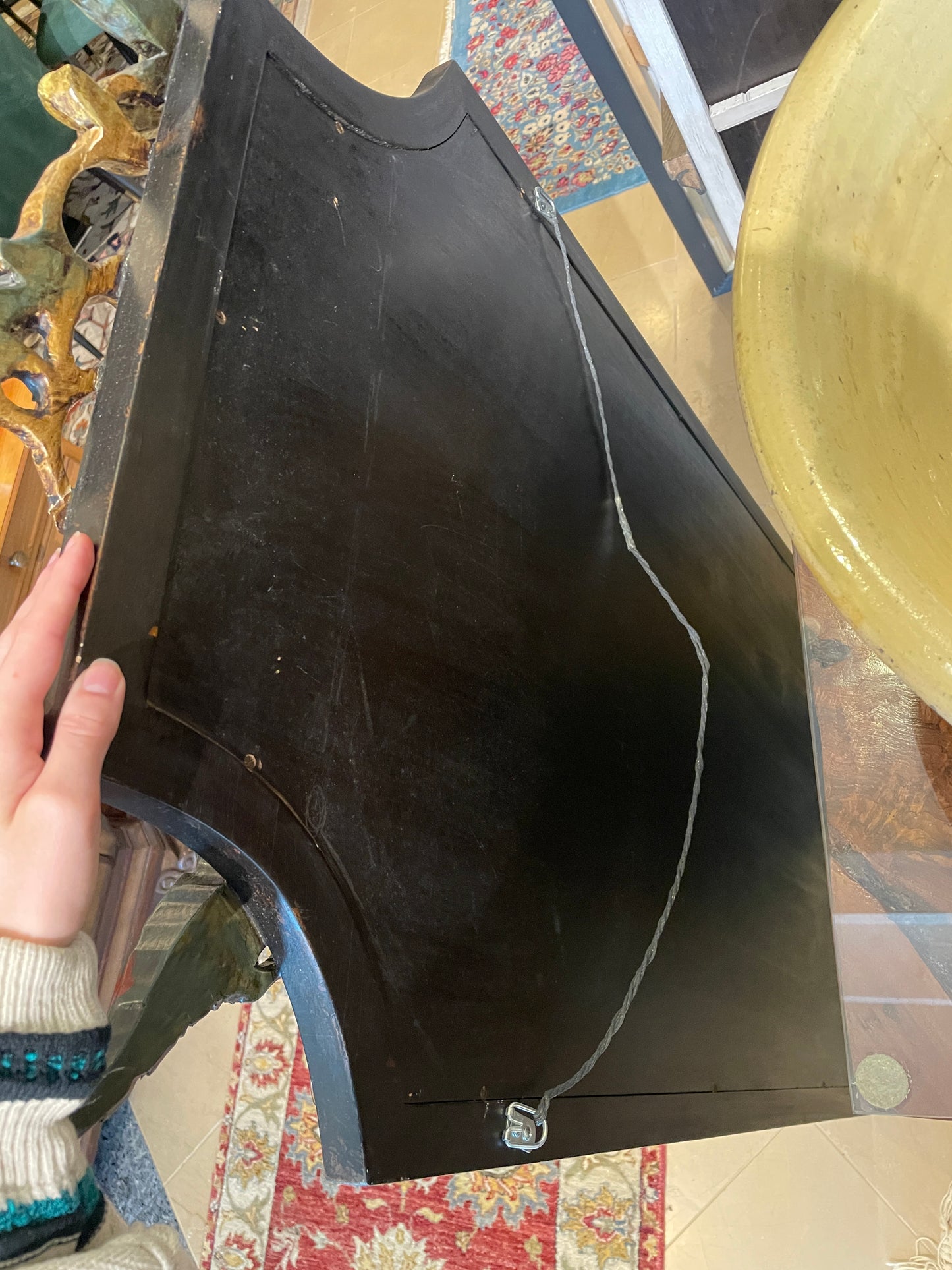 Chinoiserie Mirror with Birds, AS IS (01D02O)