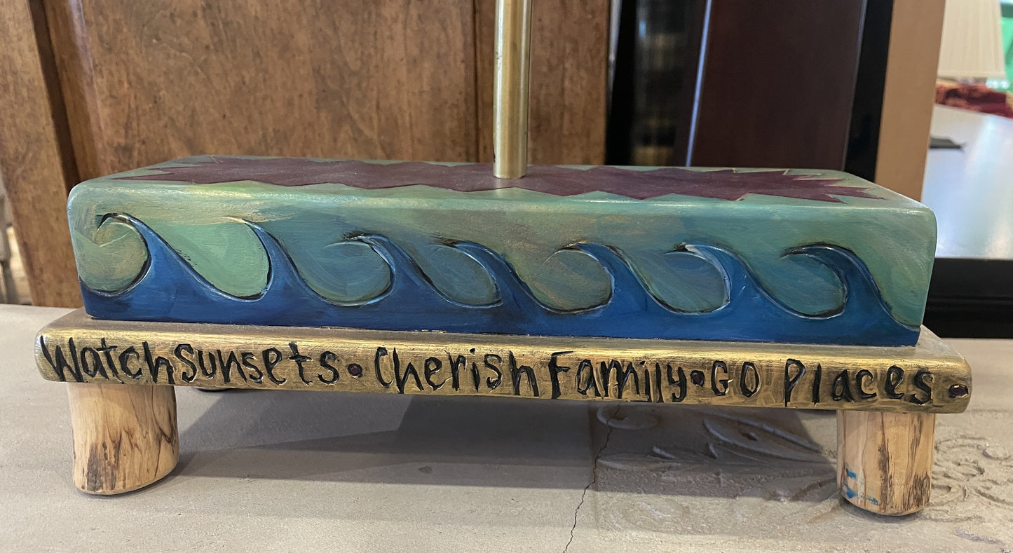 Sarah Grant "Sticks" Fish Lamp (0KT001)