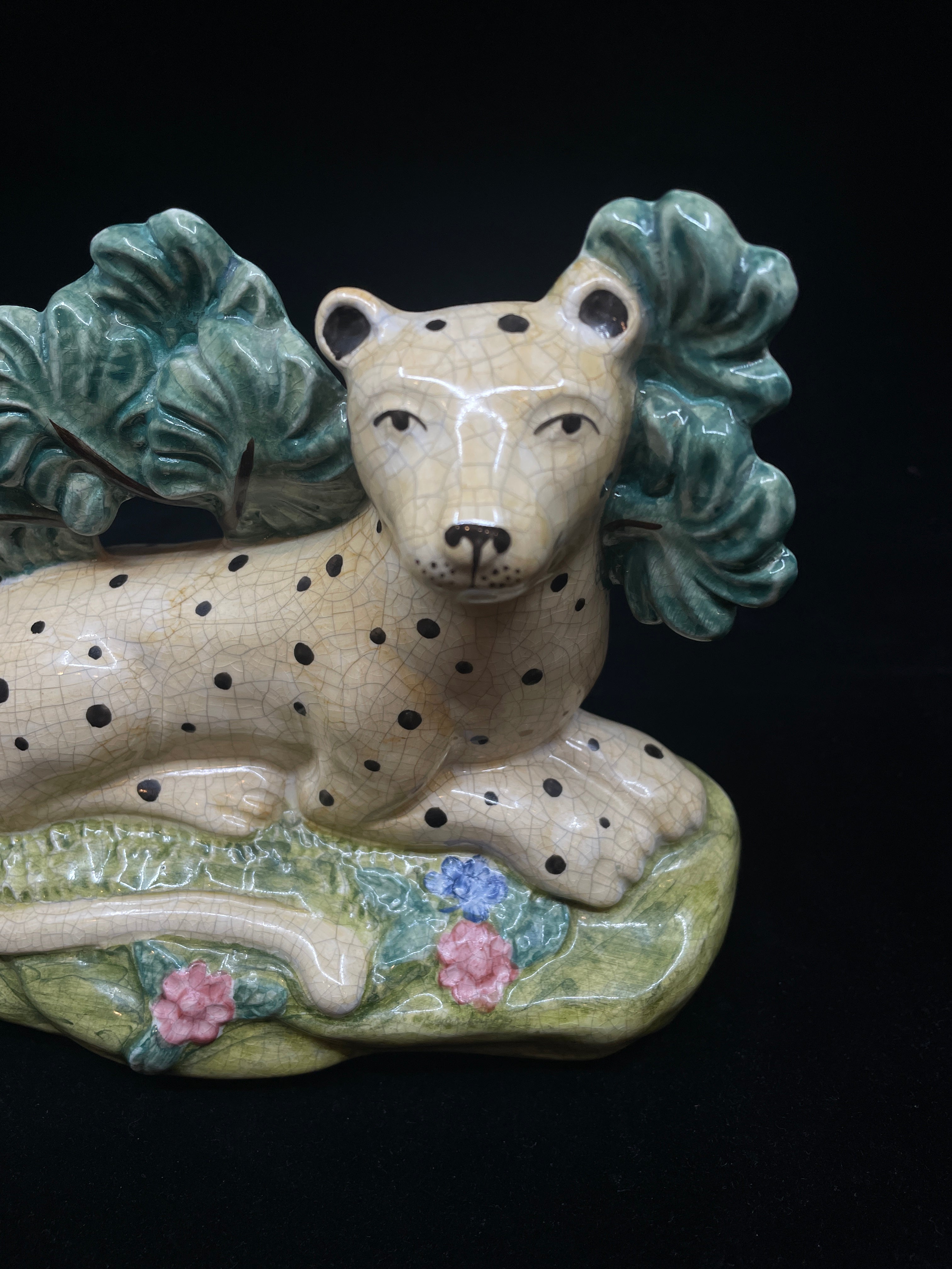 『 Green Leopard fam 』by Zuberi 60*60cm Green Leopard fam 』by Zuberi 60*60cm