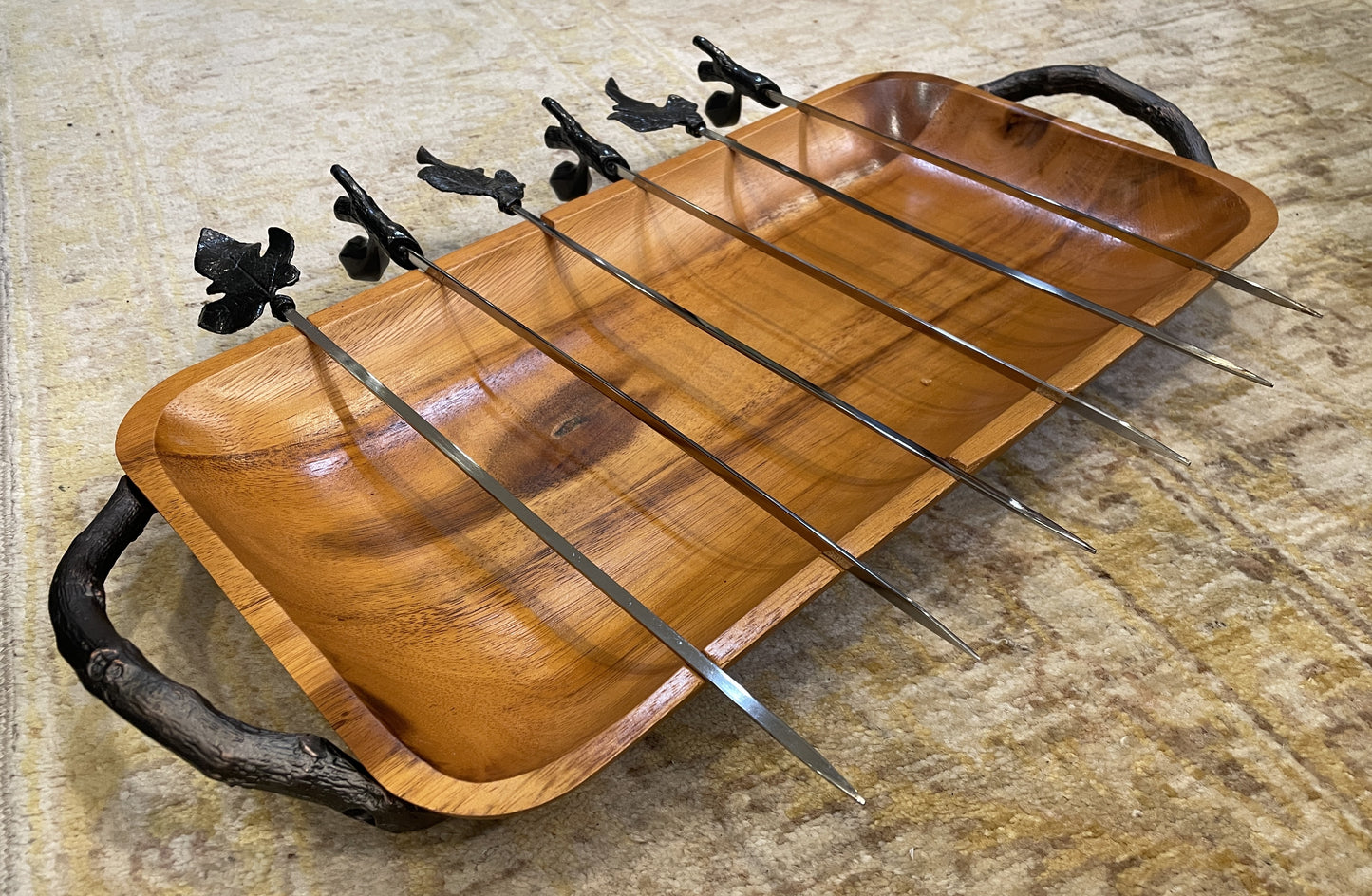 Michael Aram Kebab Set with Tray (0KT003)