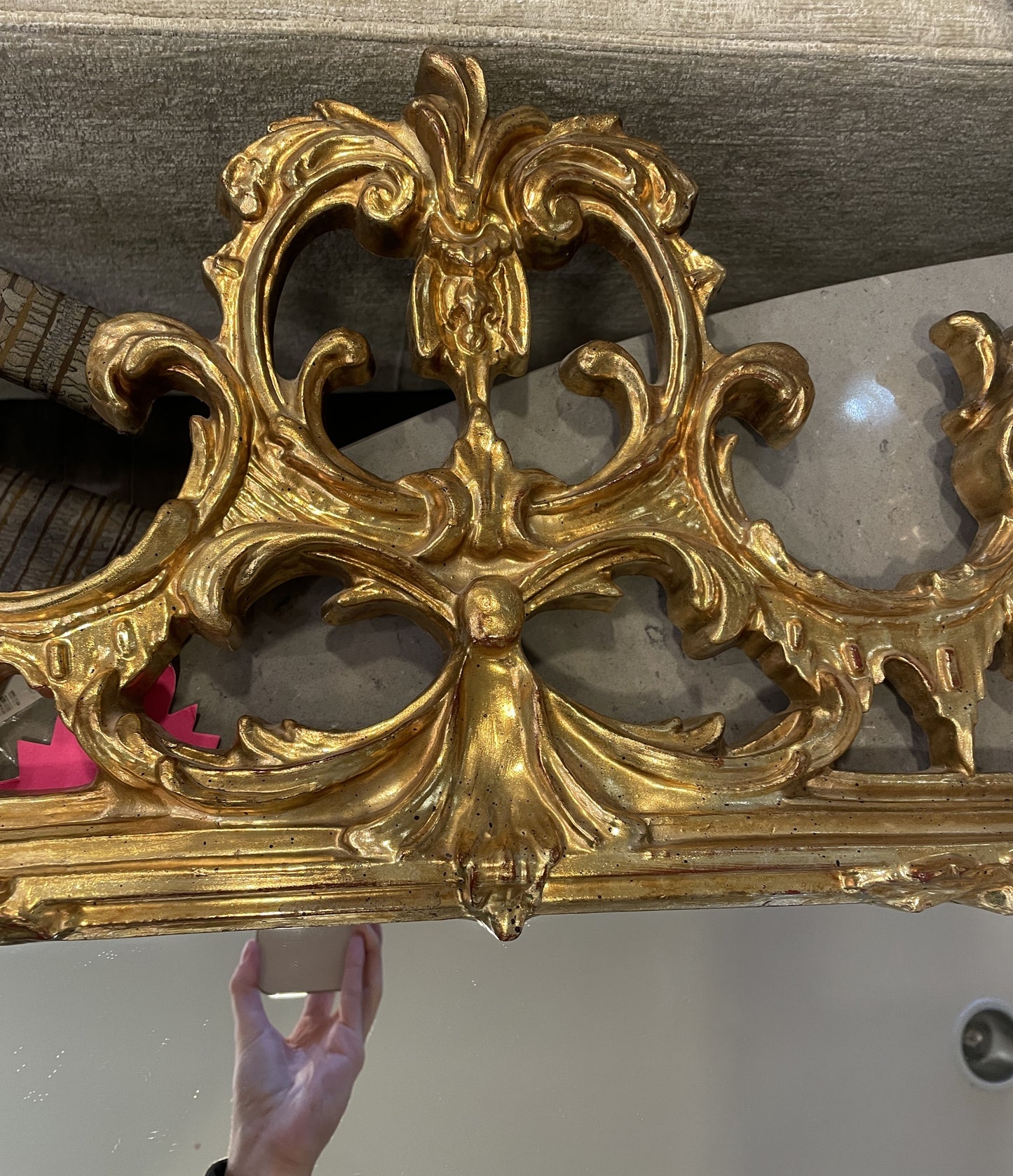 Carolina Mirror Company Hollywood Regency Mirror (0BL00D)