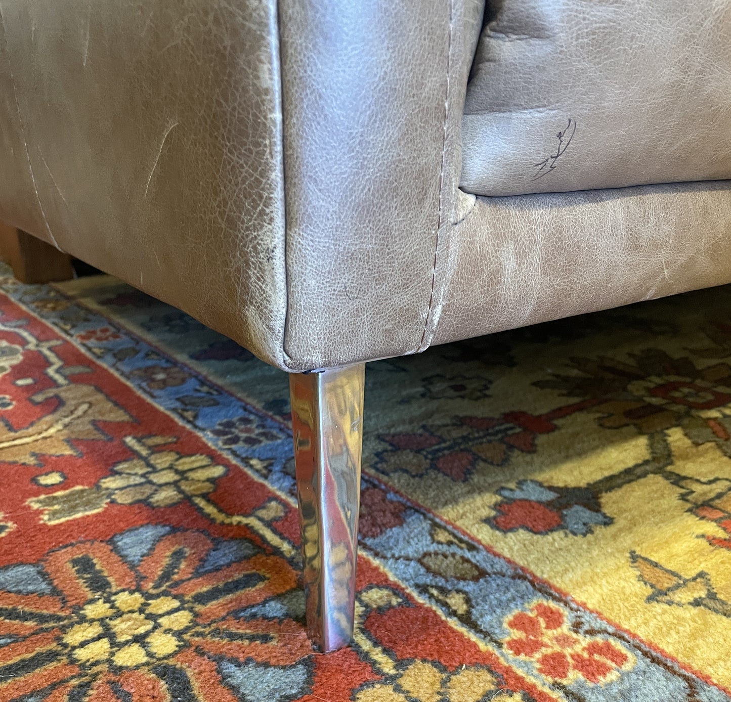 CB Savile Sofa in Brown Analine (0H300Y)