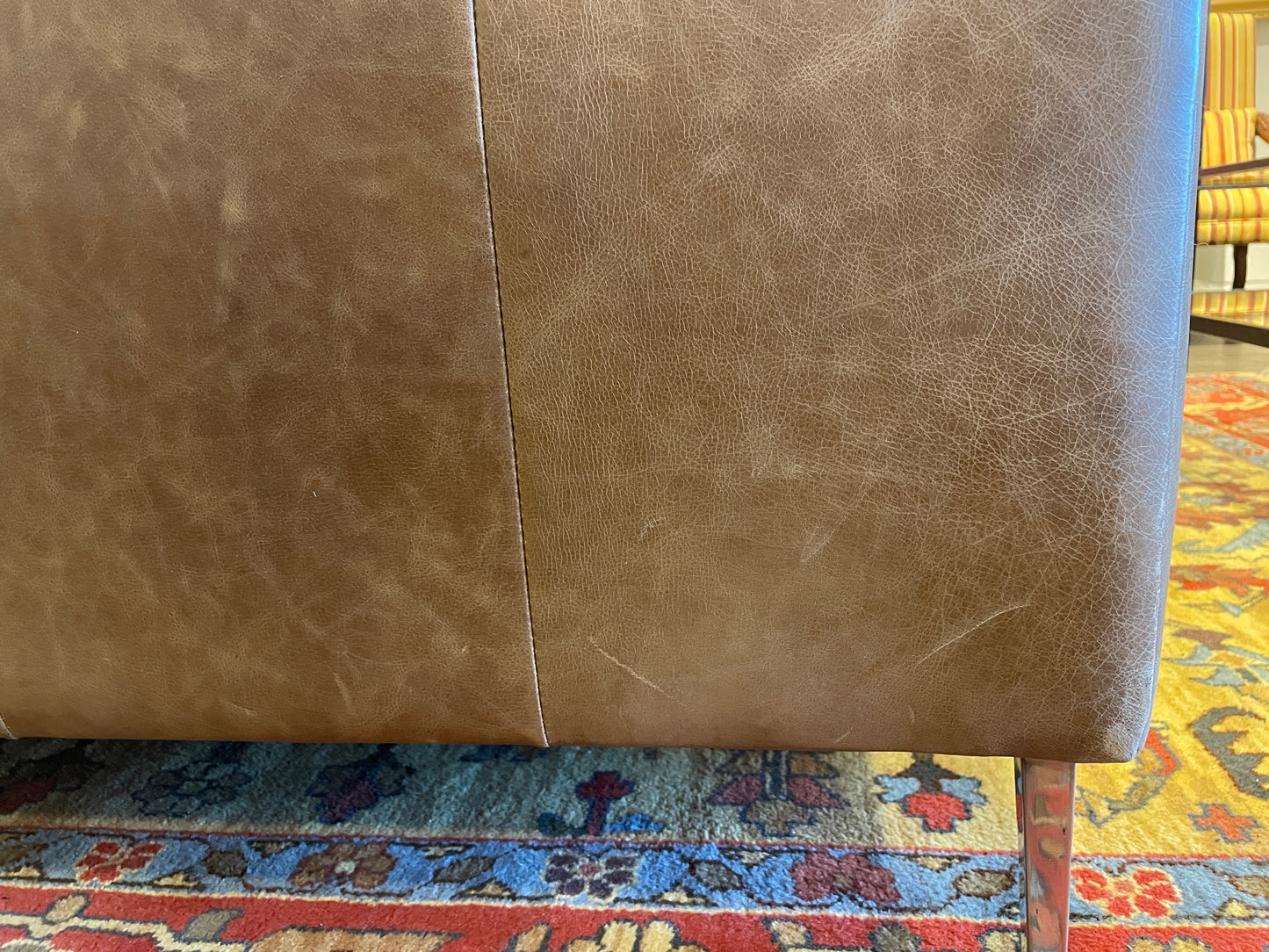 CB Savile Sofa in Brown Analine (0H300Y)