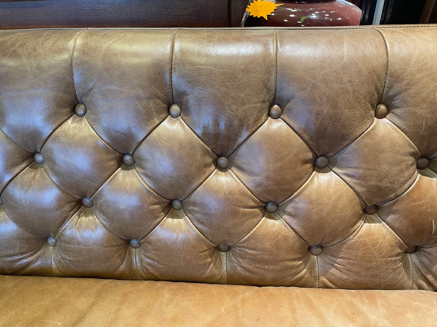 CB Savile Sofa in Brown Analine (0H300Y)