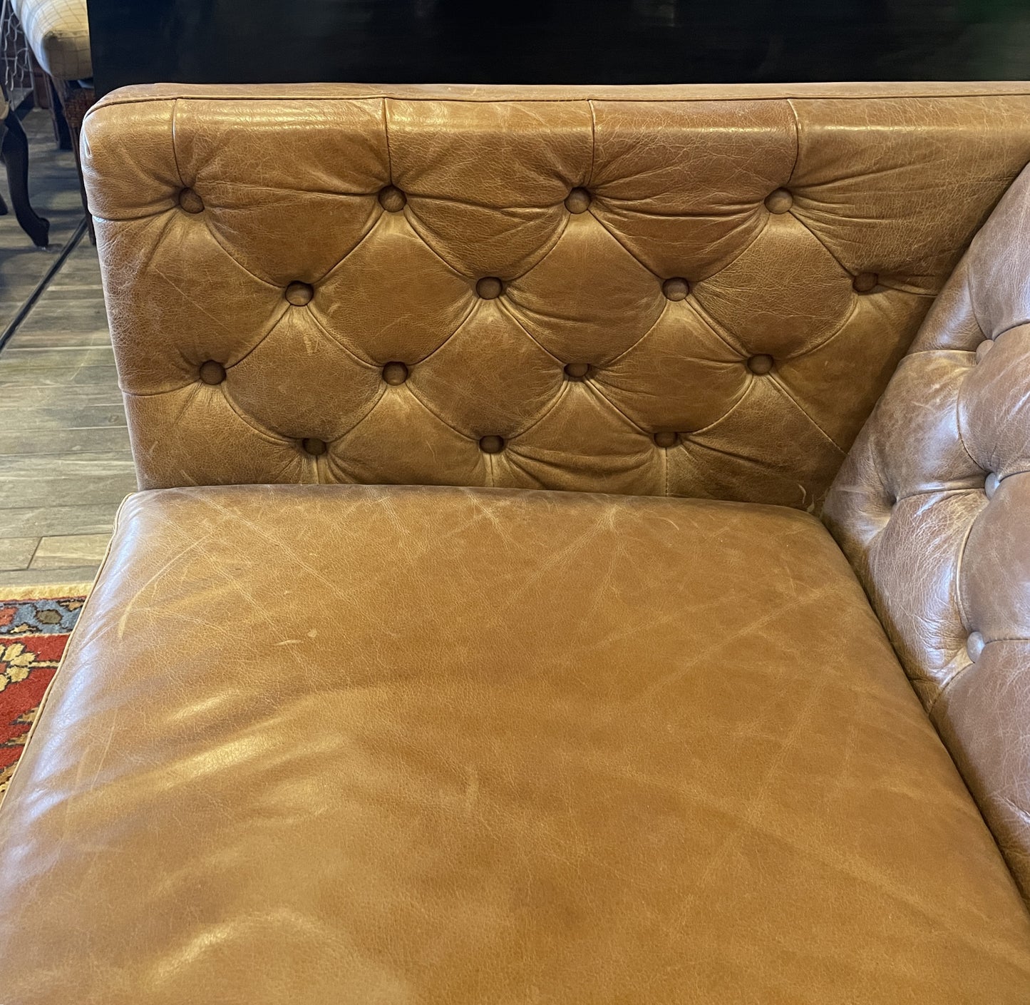 CB Savile Sofa in Brown Analine (0H300Y)