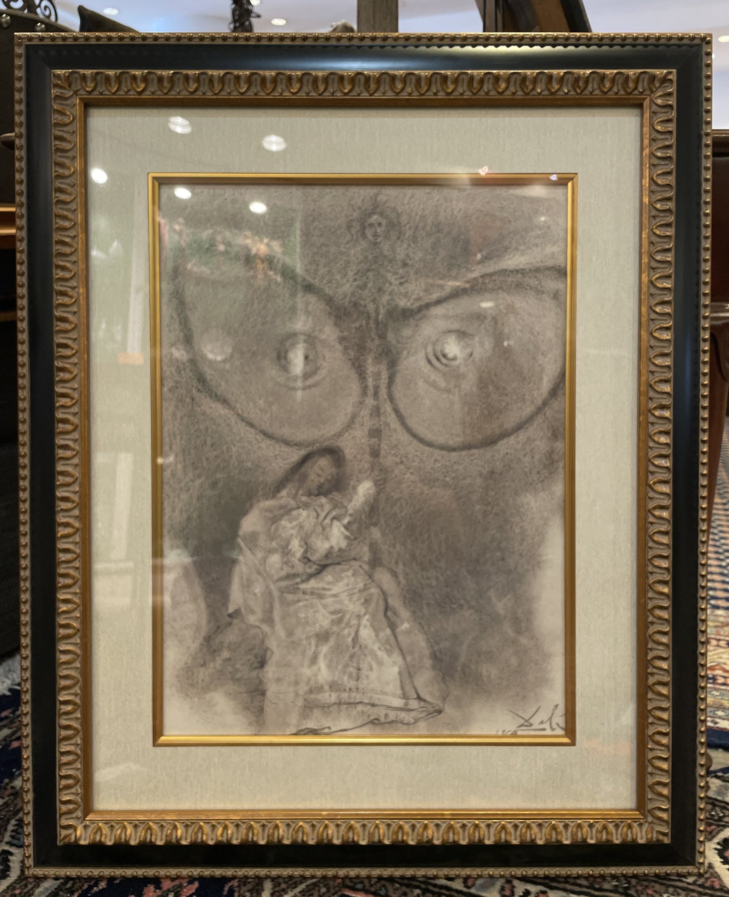 Dali "Antequam Exhires de Vulva Satificavite" Print (0CY00L)