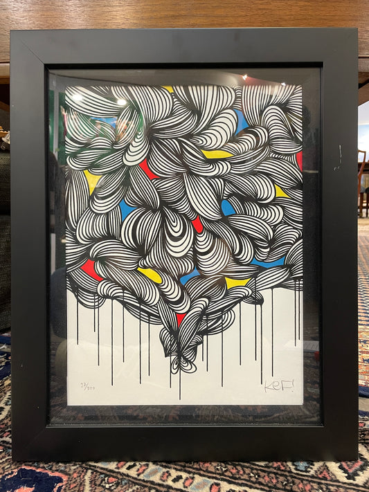 Kef! "Sound of the Sun #9" Signed Screenprint (0CY00R)
