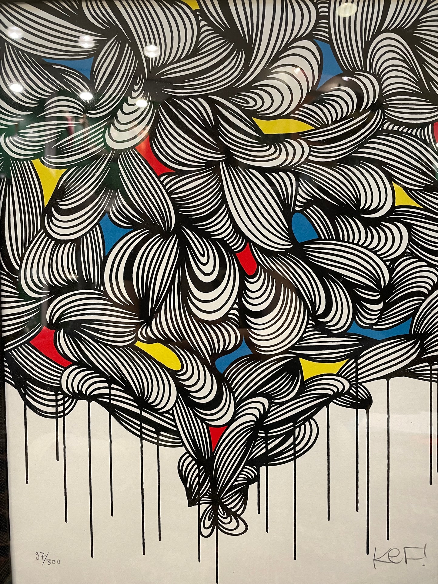 Kef! "Sound of the Sun #9" Signed Screenprint (0CY00R)