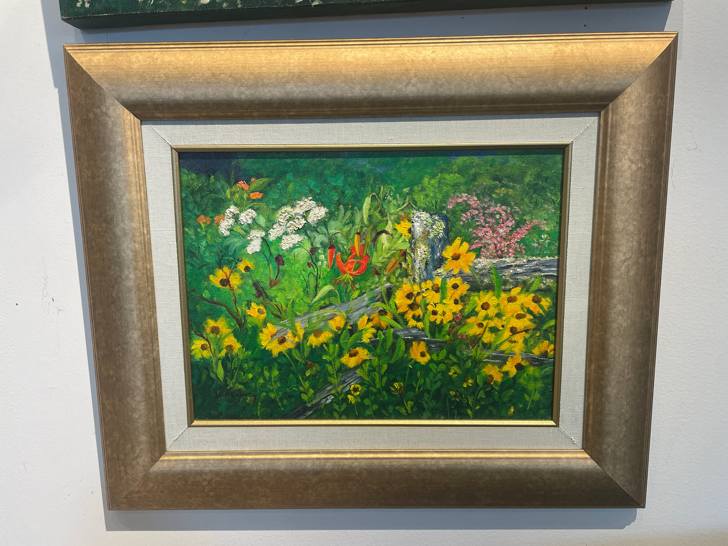Jeanette Wittenberg Oil on Canvas "Sunflowers in the Summer" (0I800A)