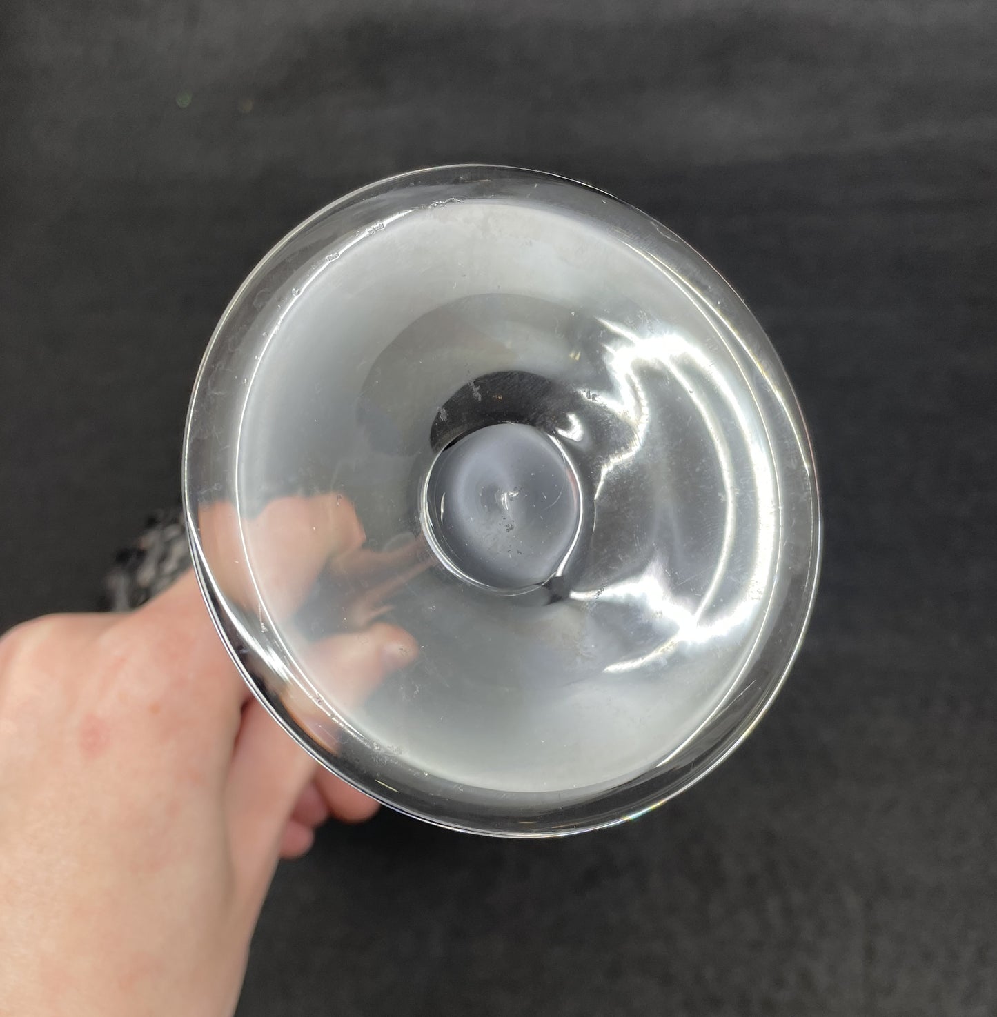 Ajka Faberge Athenee Black Water Goblet (Four available)