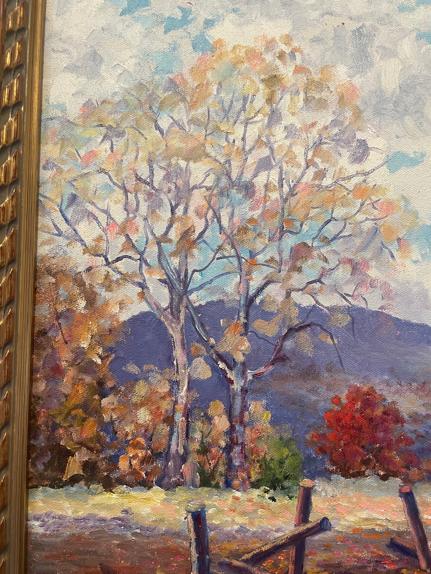 Jeanette Wittenberg "Fall Scene in the Plains" Oil on Canvas (0I8009)