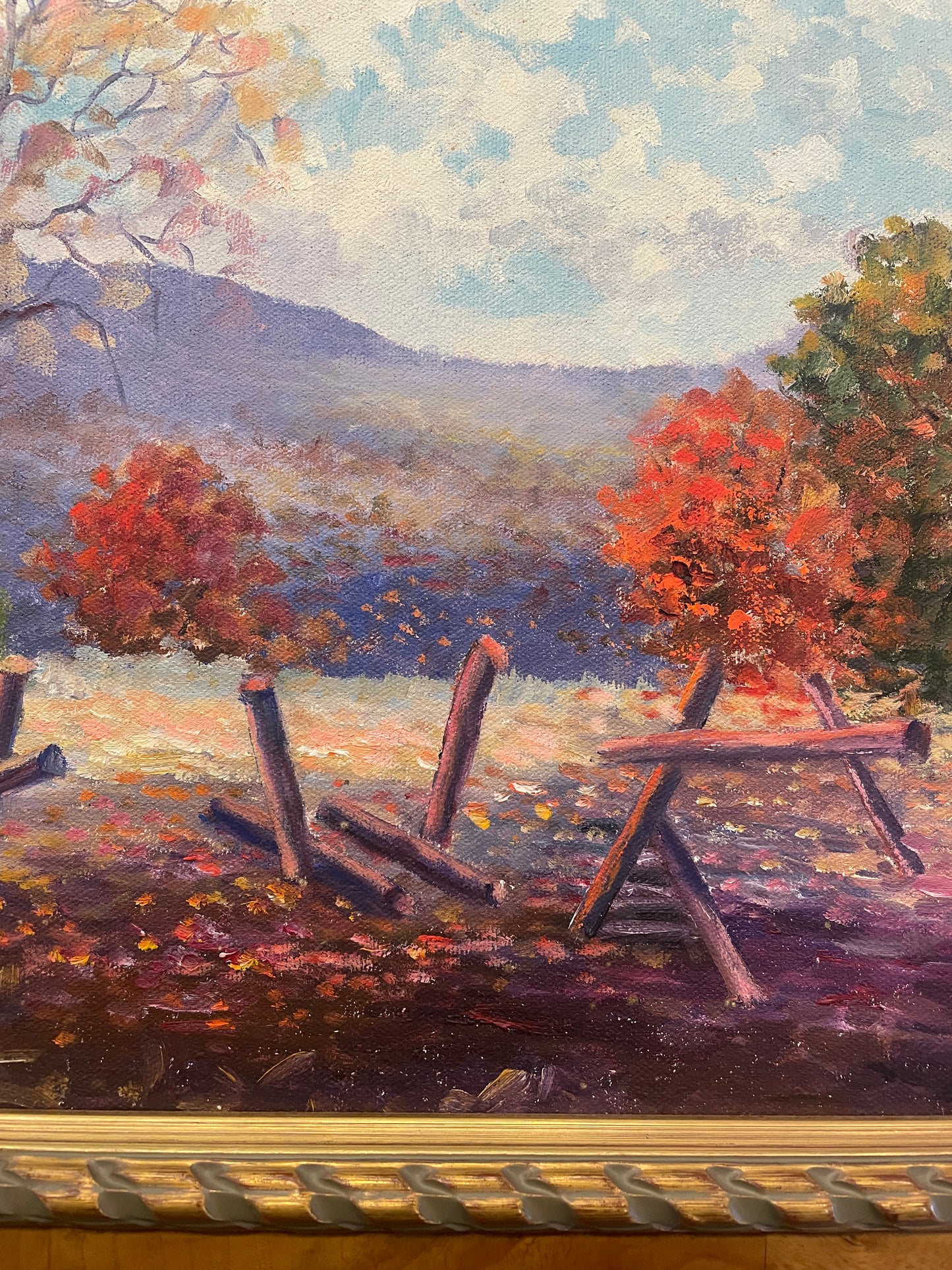 Jeanette Wittenberg "Fall Scene in the Plains" Oil on Canvas (0I8009)