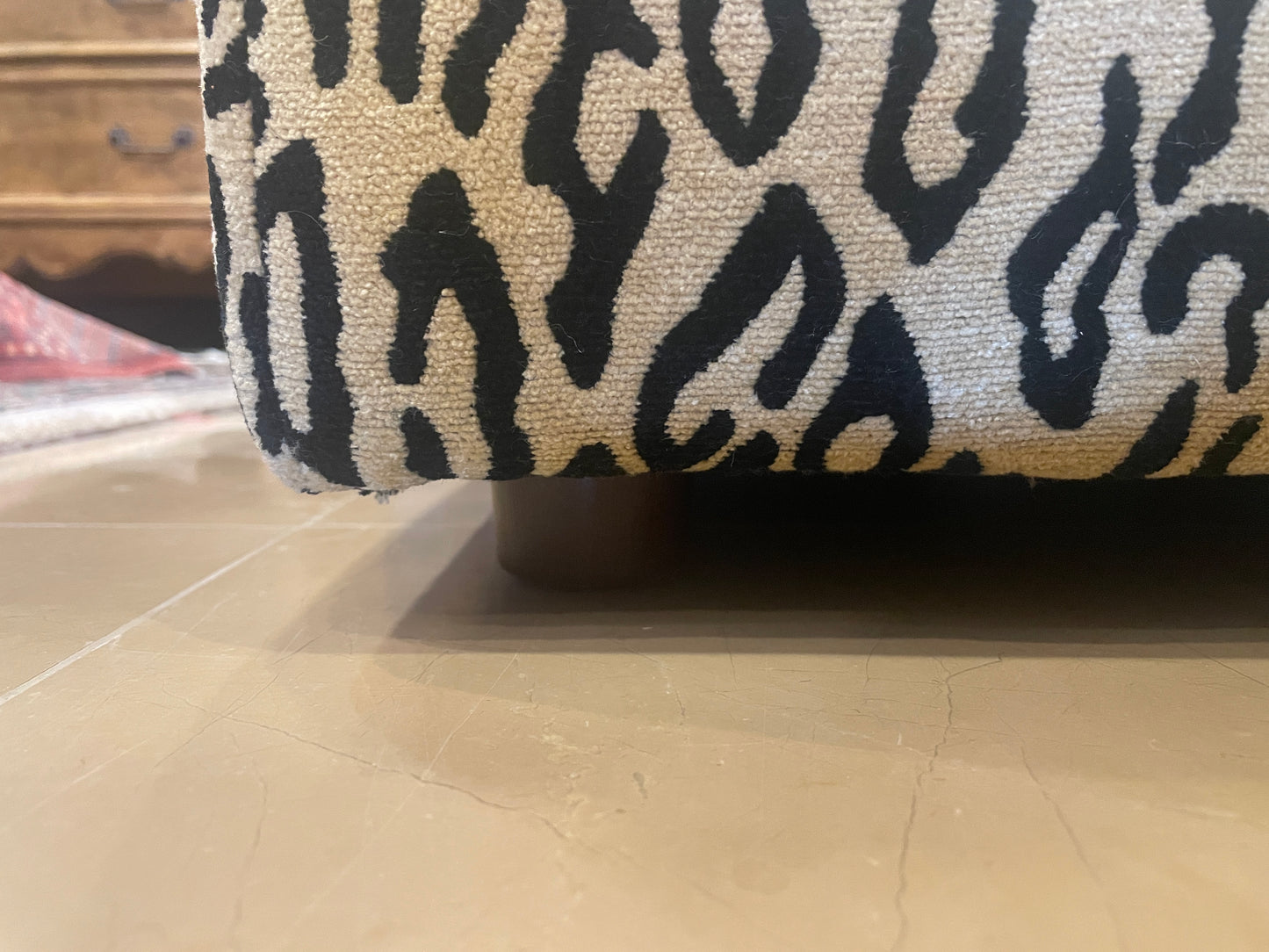 Kreiss Leopard Ottoman, Xtra large (0H300R)