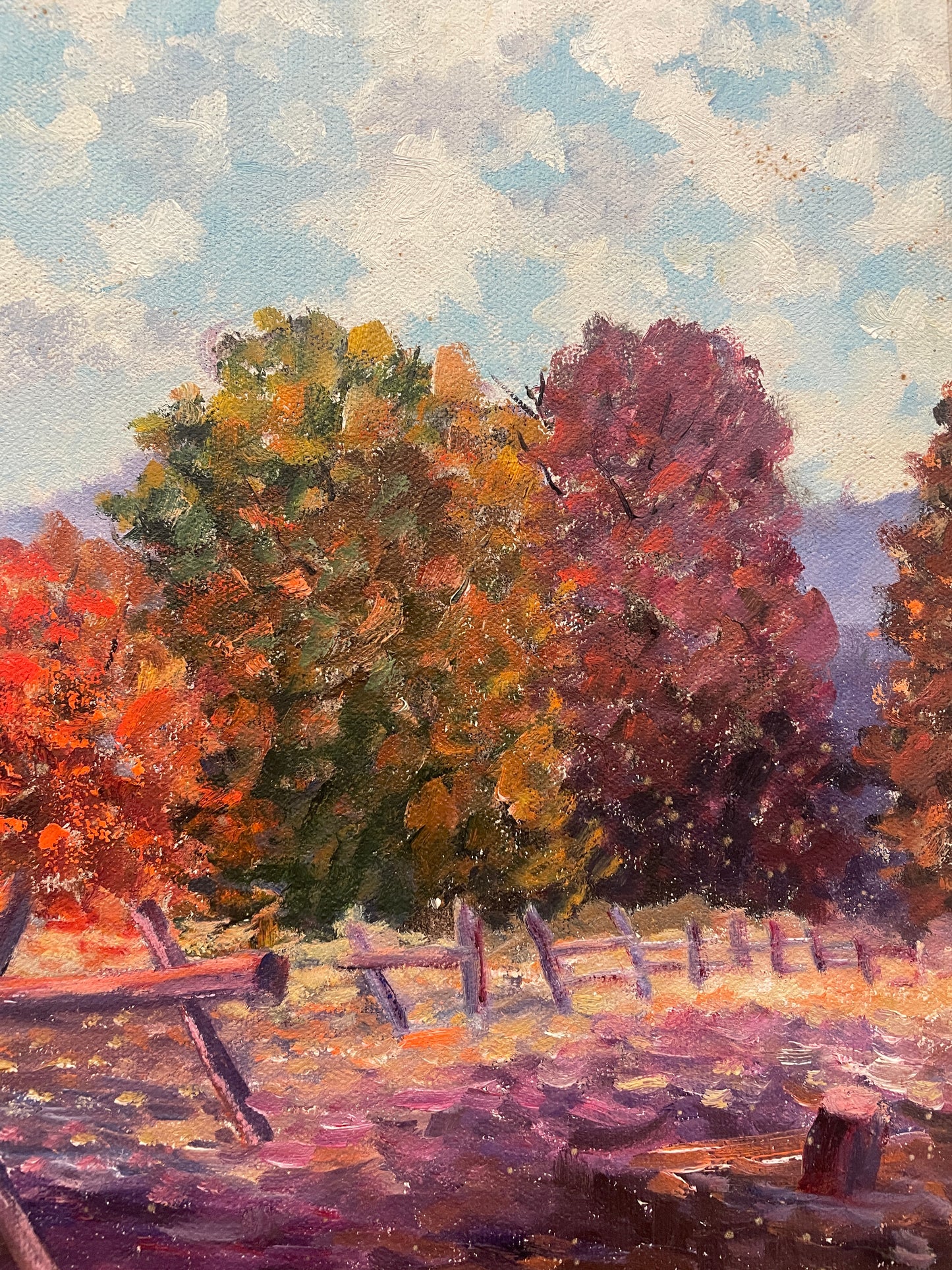 Jeanette Wittenberg "Fall Scene in the Plains" Oil on Canvas (0I8009)