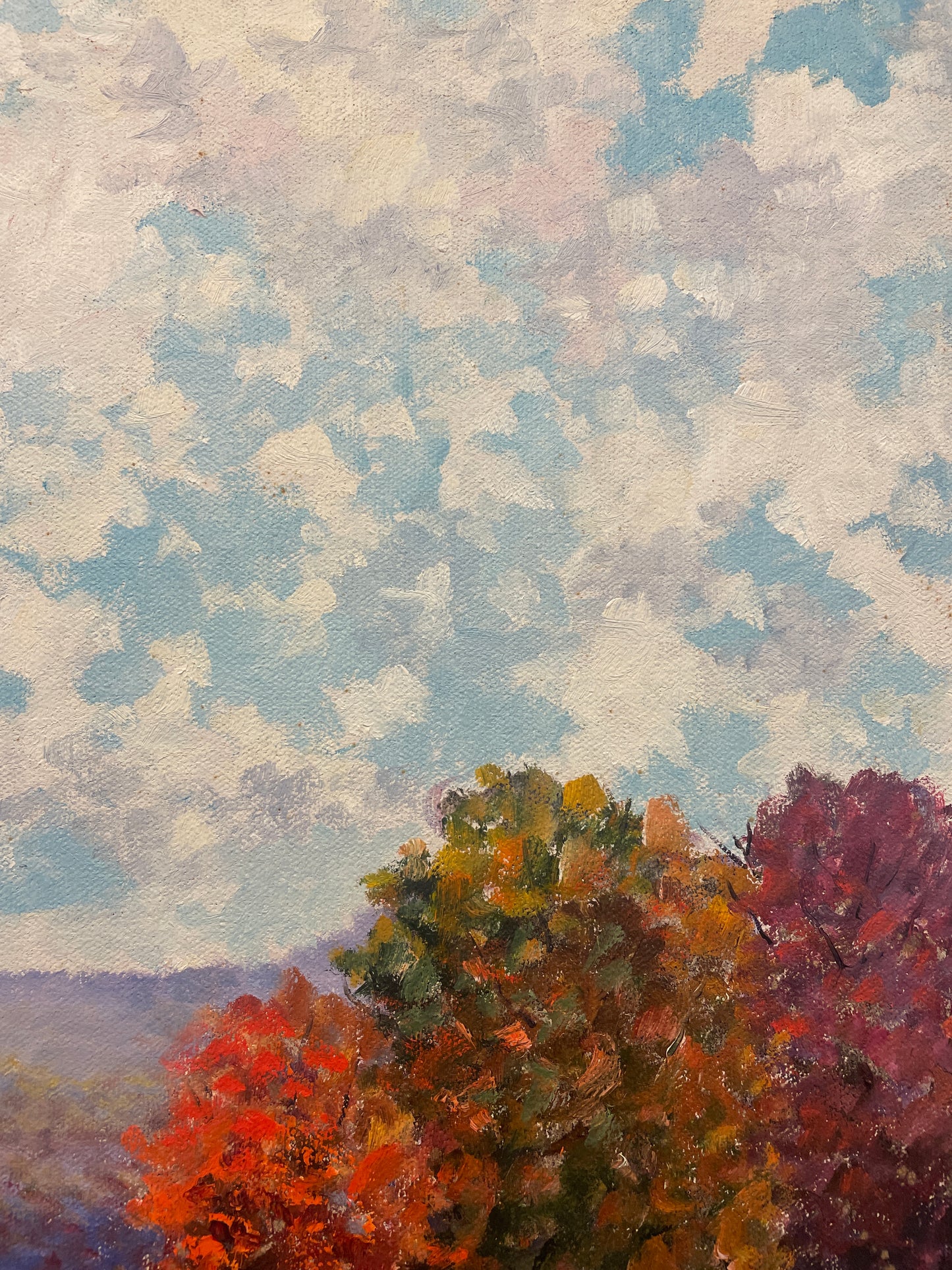 Jeanette Wittenberg "Fall Scene in the Plains" Oil on Canvas (0I8009)