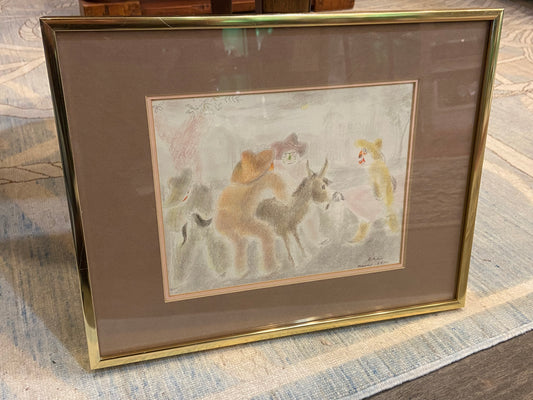 Gustav Likan Mexico Pastel (27606)