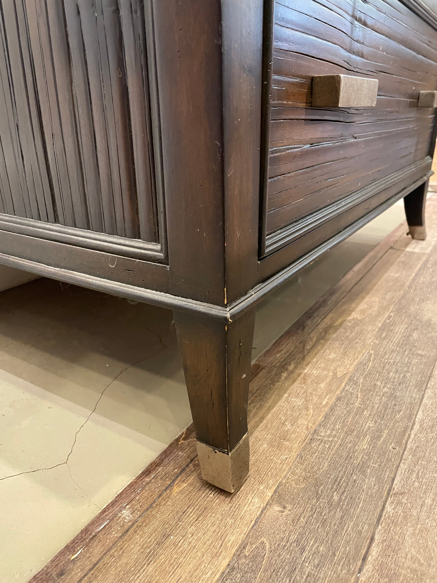 Kreiss Travertine Top Nightstands, A Pair (0A900W)