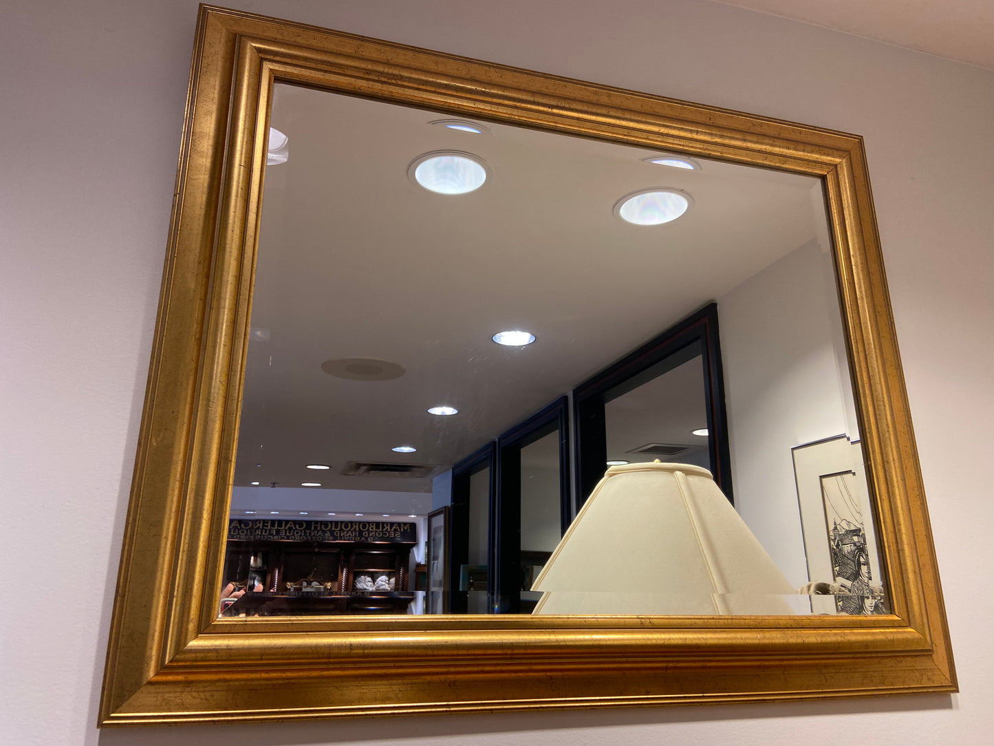 Rectangular Gilded Mirror (24947)
