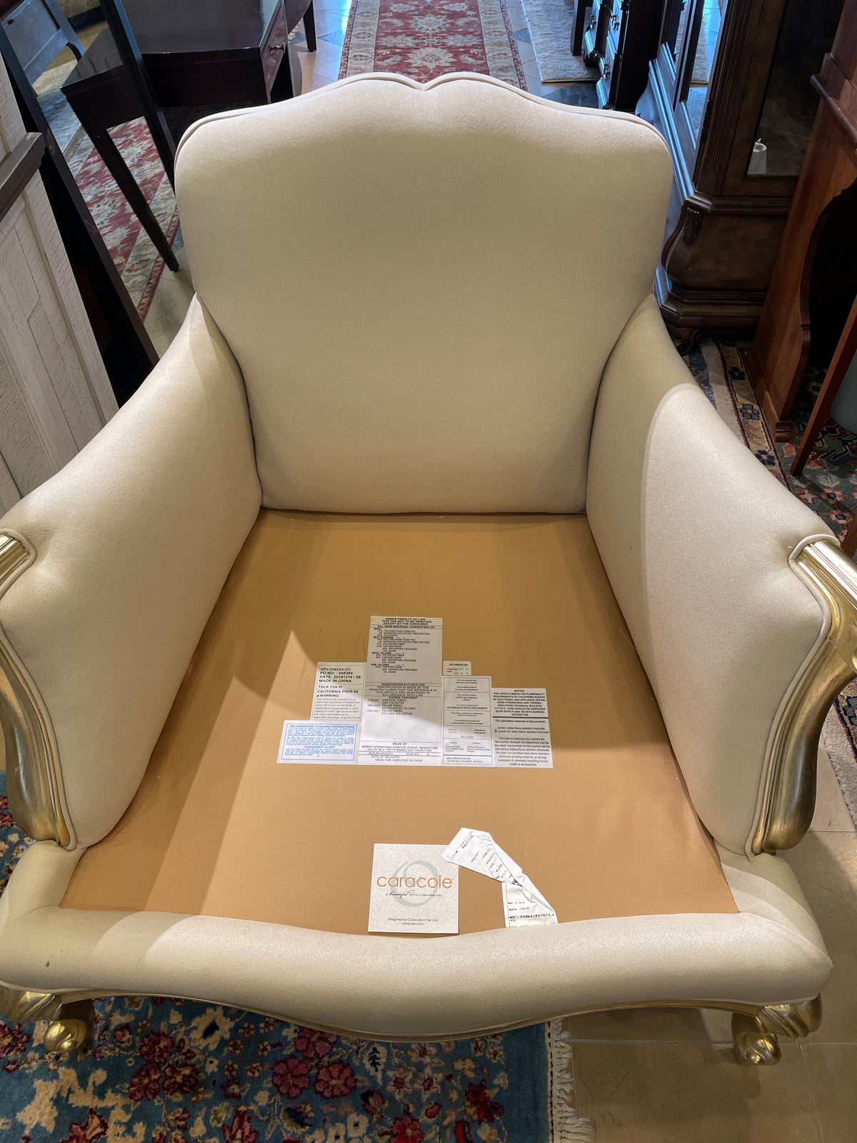 Caracole "Savoir Farm" Arm Chair (2 Available) (0A900X & 0A900Y)