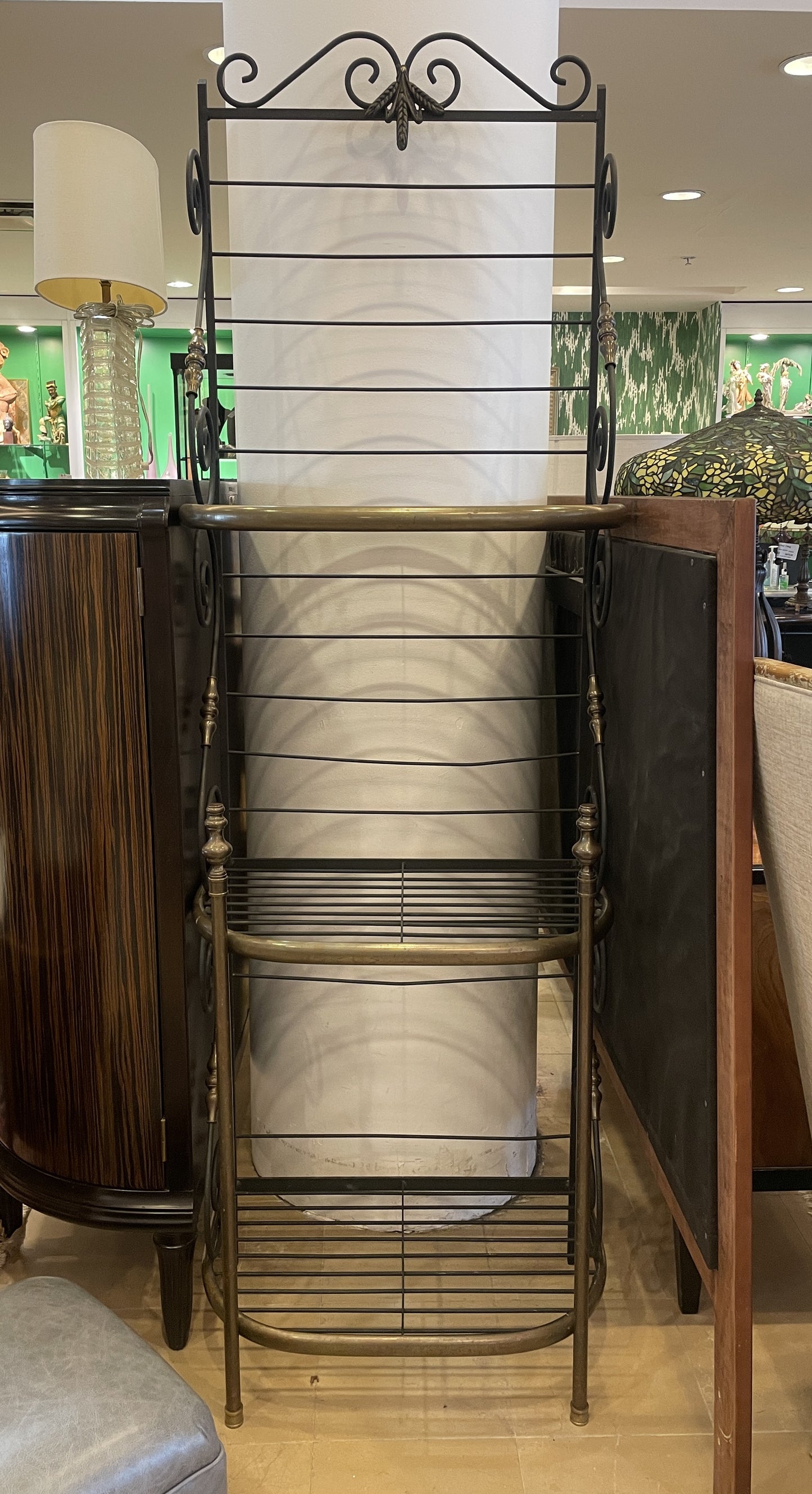 Vintage French Baker's Rack (03G00B)