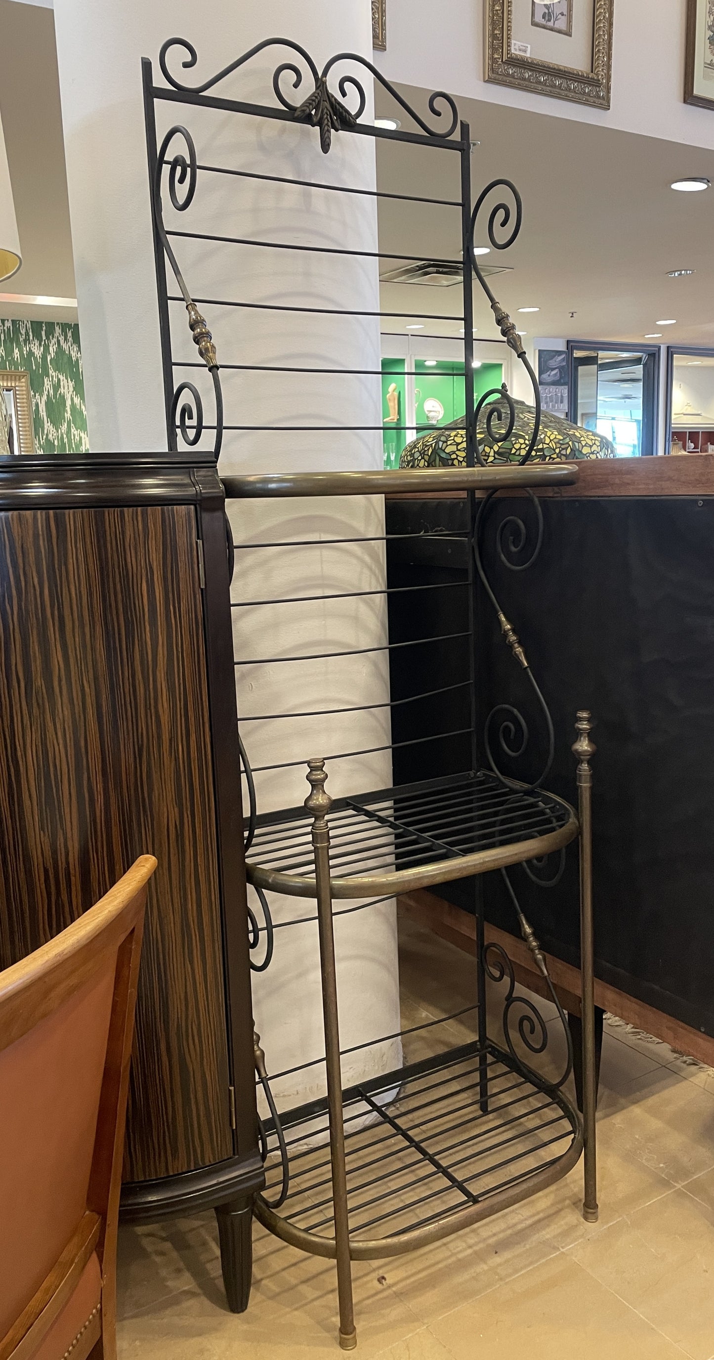 Vintage French Baker's Rack (03G00B)
