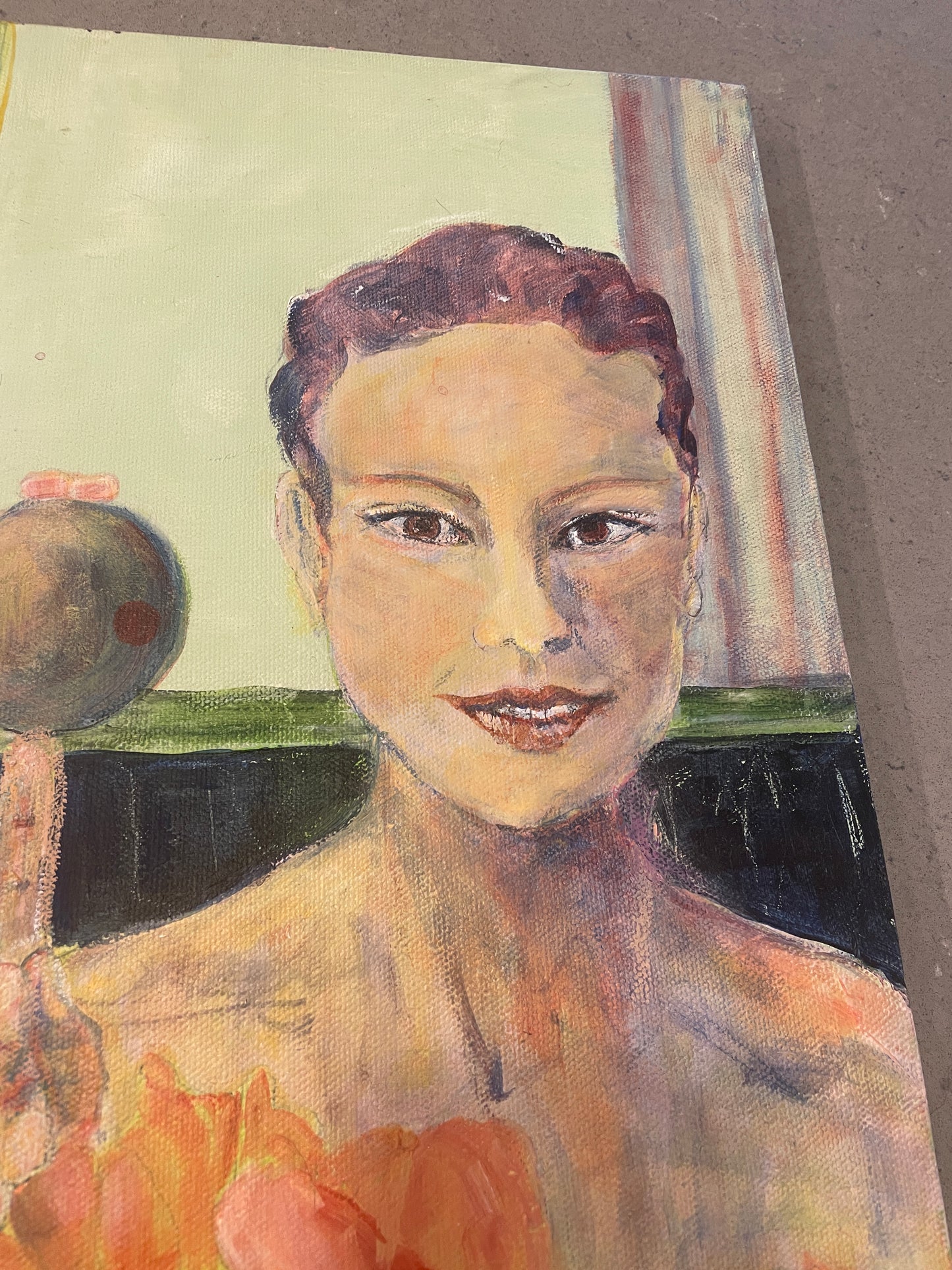 J Drury "Faces of Light" Acrylic on Canvas (0KY00H)