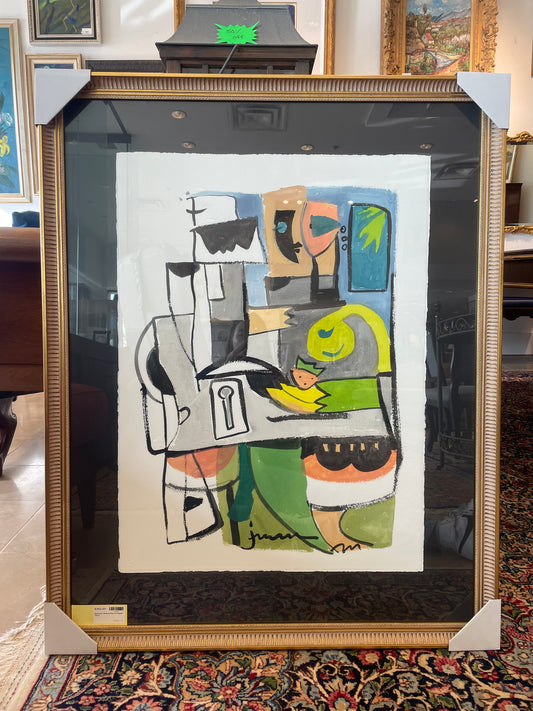 Abstract Watercolor on Paper "Jian" (03G00P)