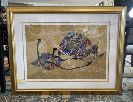 Jane Orfgen Abstract Original on Paper (03G00N)