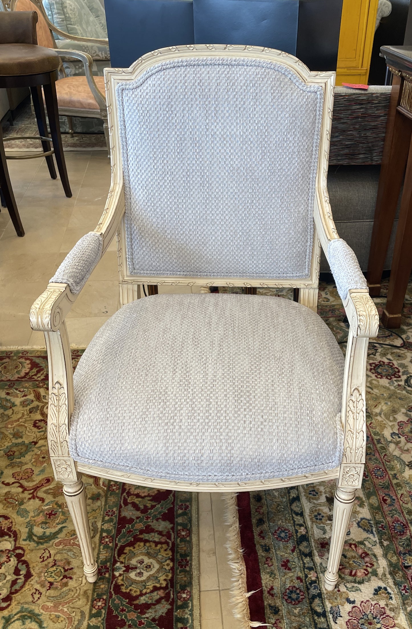 Louis XVI Style Dining Chairs, set of 10 (00Y007)