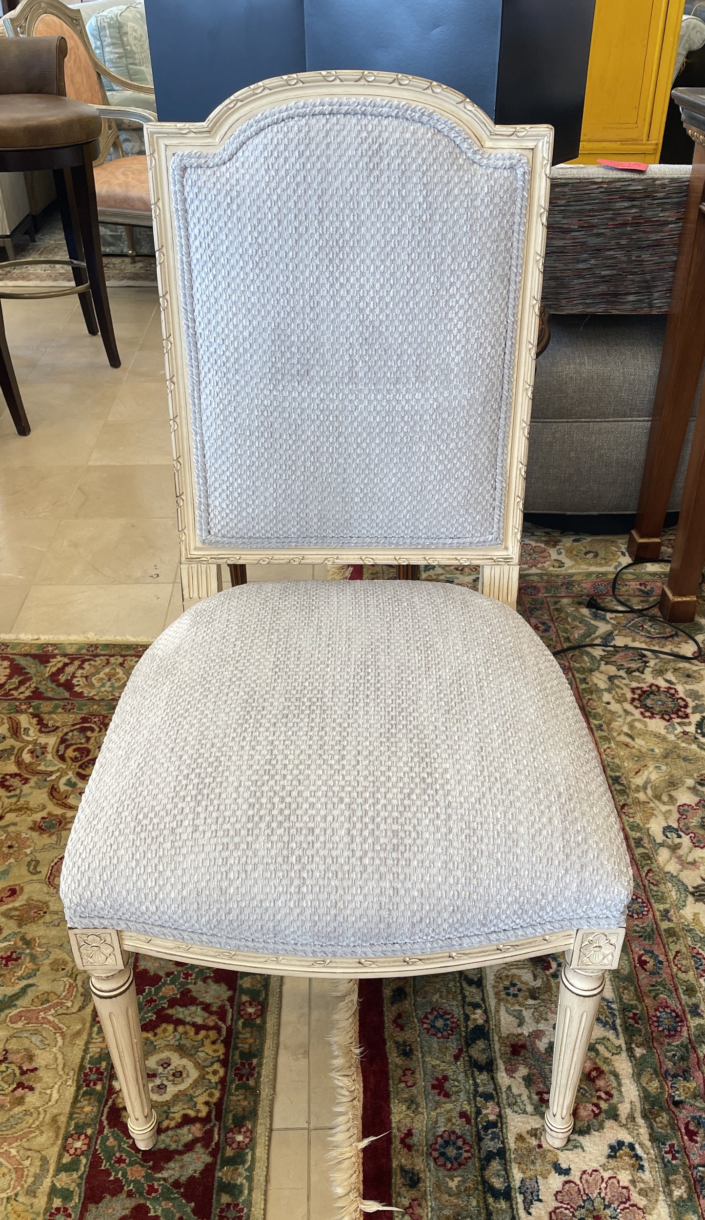 Louis XVI Style Dining Chairs, set of 10 (00Y007)