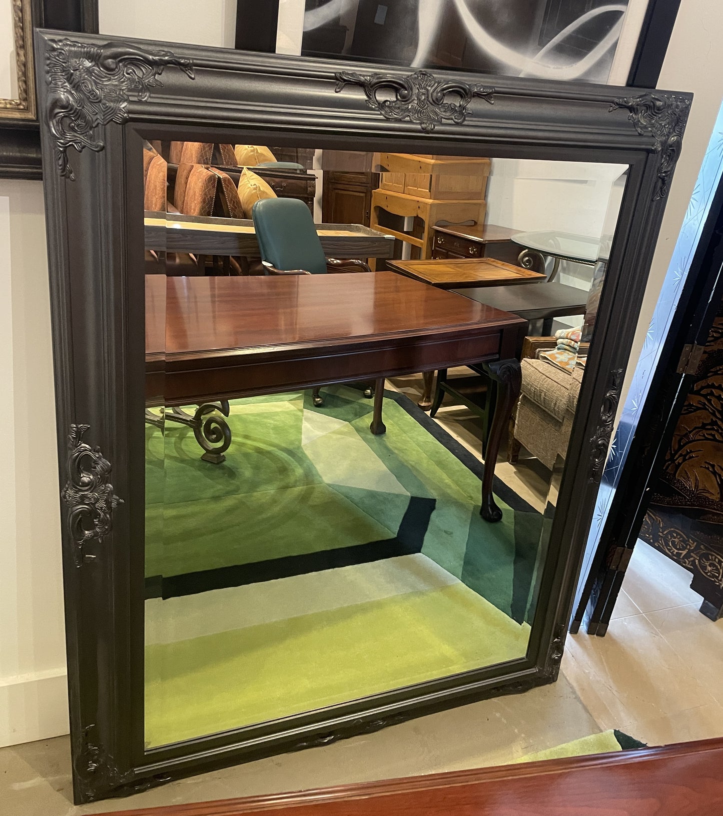 Timeless Reflections Mirror with Black Frame (0KW005)