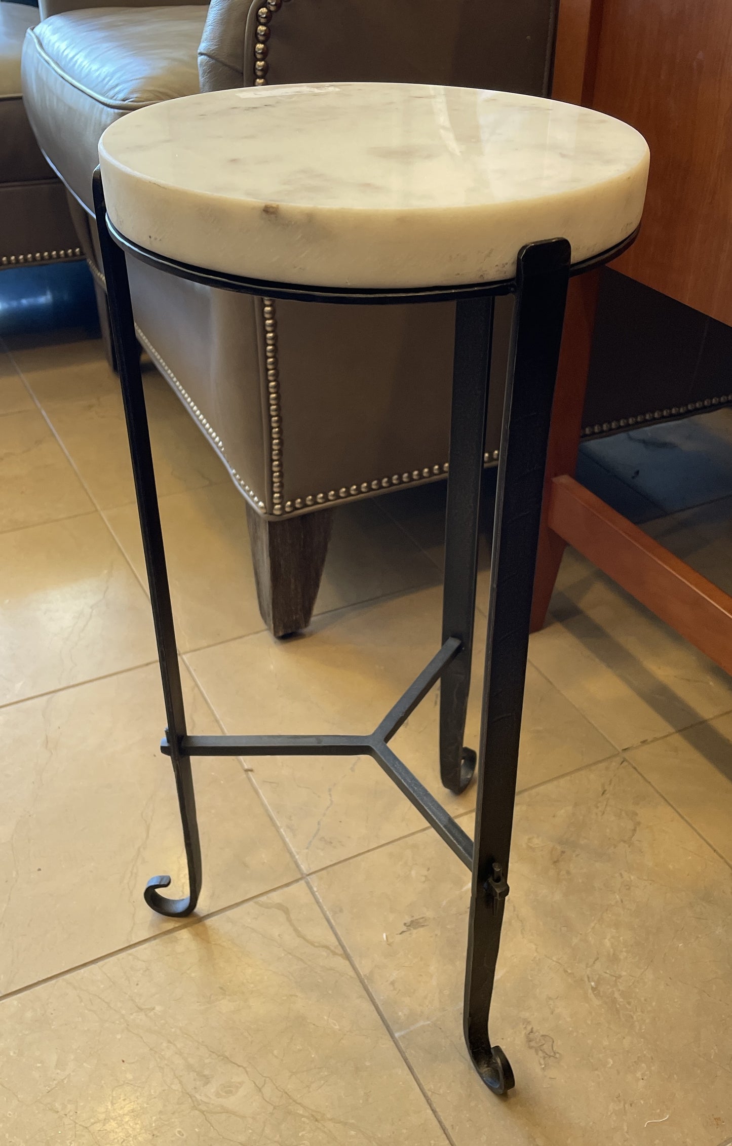 Alinea Oval End Table with Marble top by Butler (0H3005)