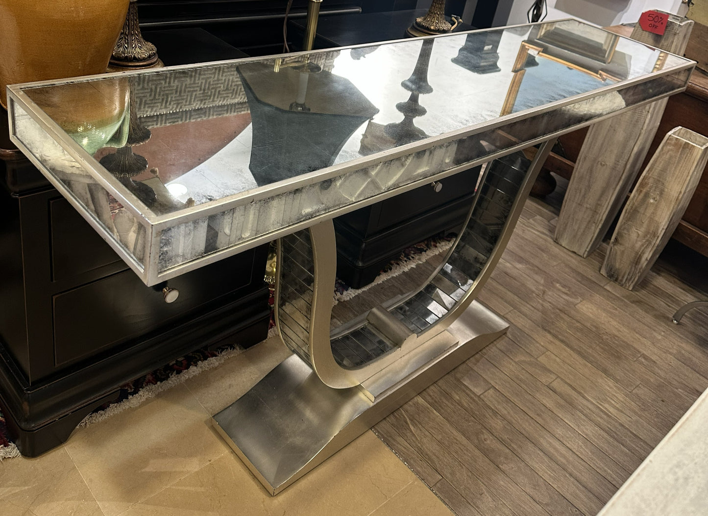 John Richard Mirrored Console Table (0N4004)