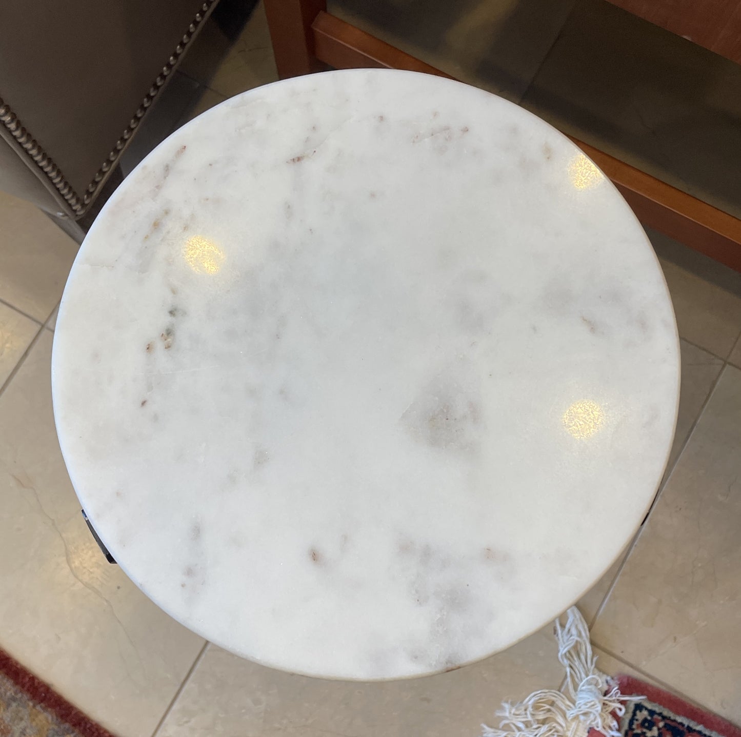 Alinea Oval End Table with Marble top by Butler (0H3005)