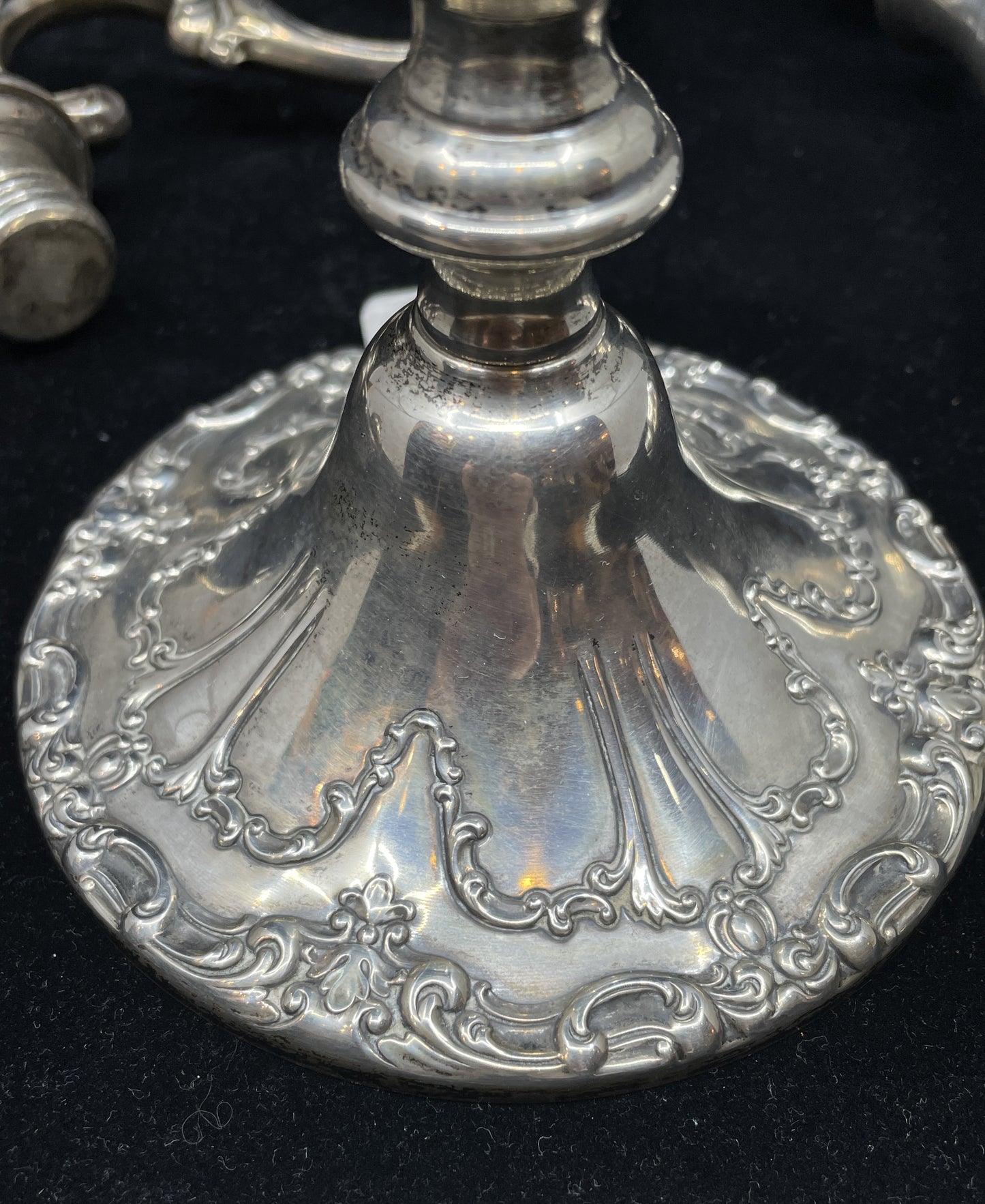 Pair of Gorham Chantilly Sterling Candelabras (0CQ001)